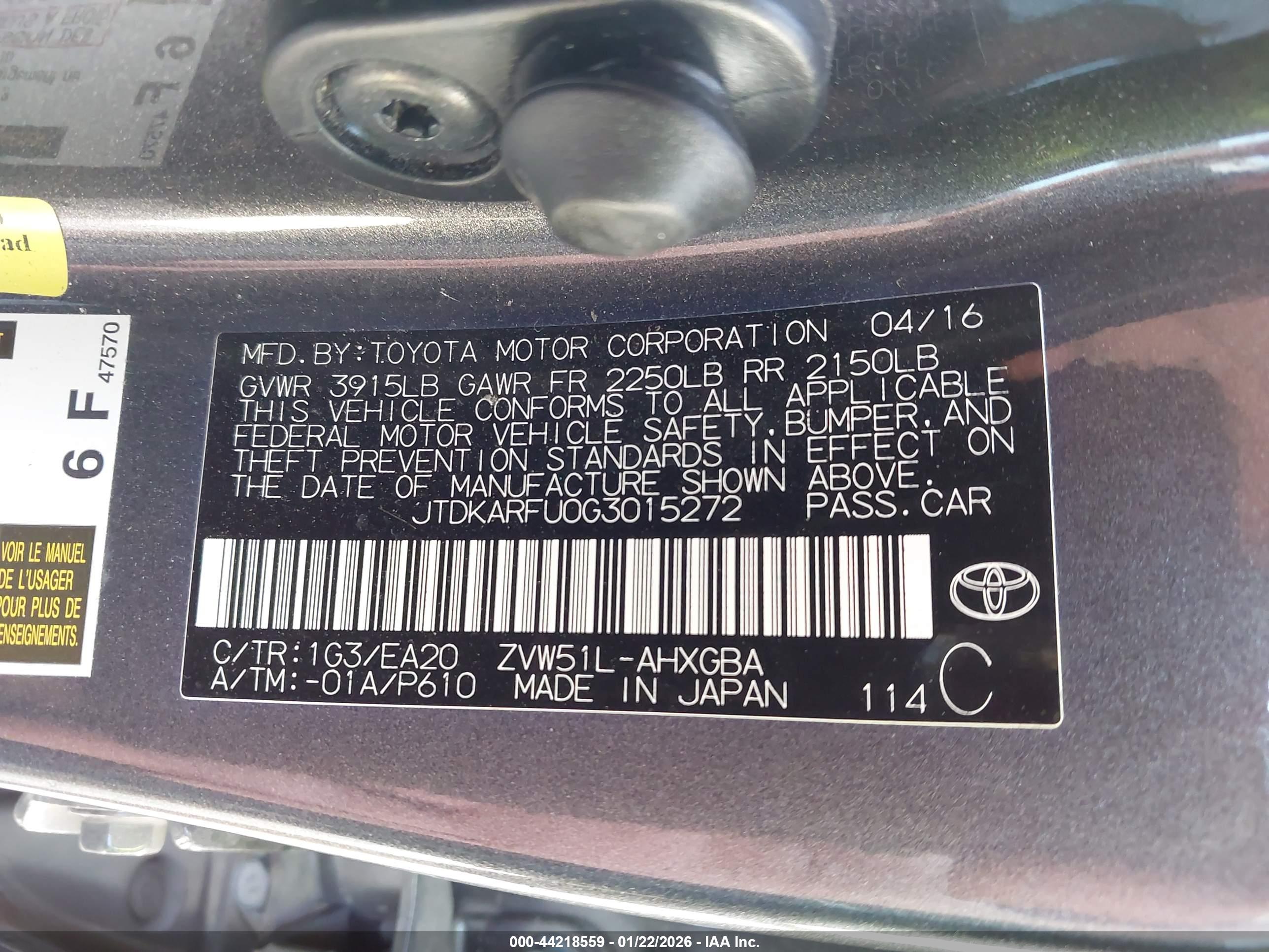 TOYOTA PRIUS image 9