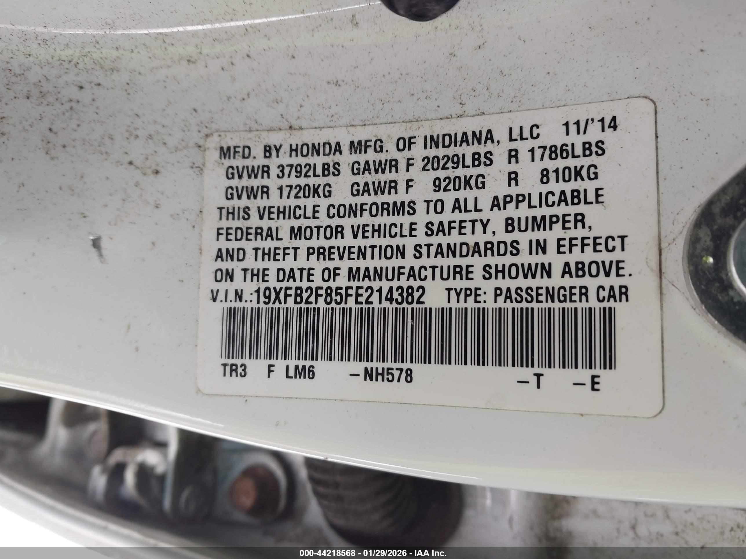 HONDA CIVIC image 9
