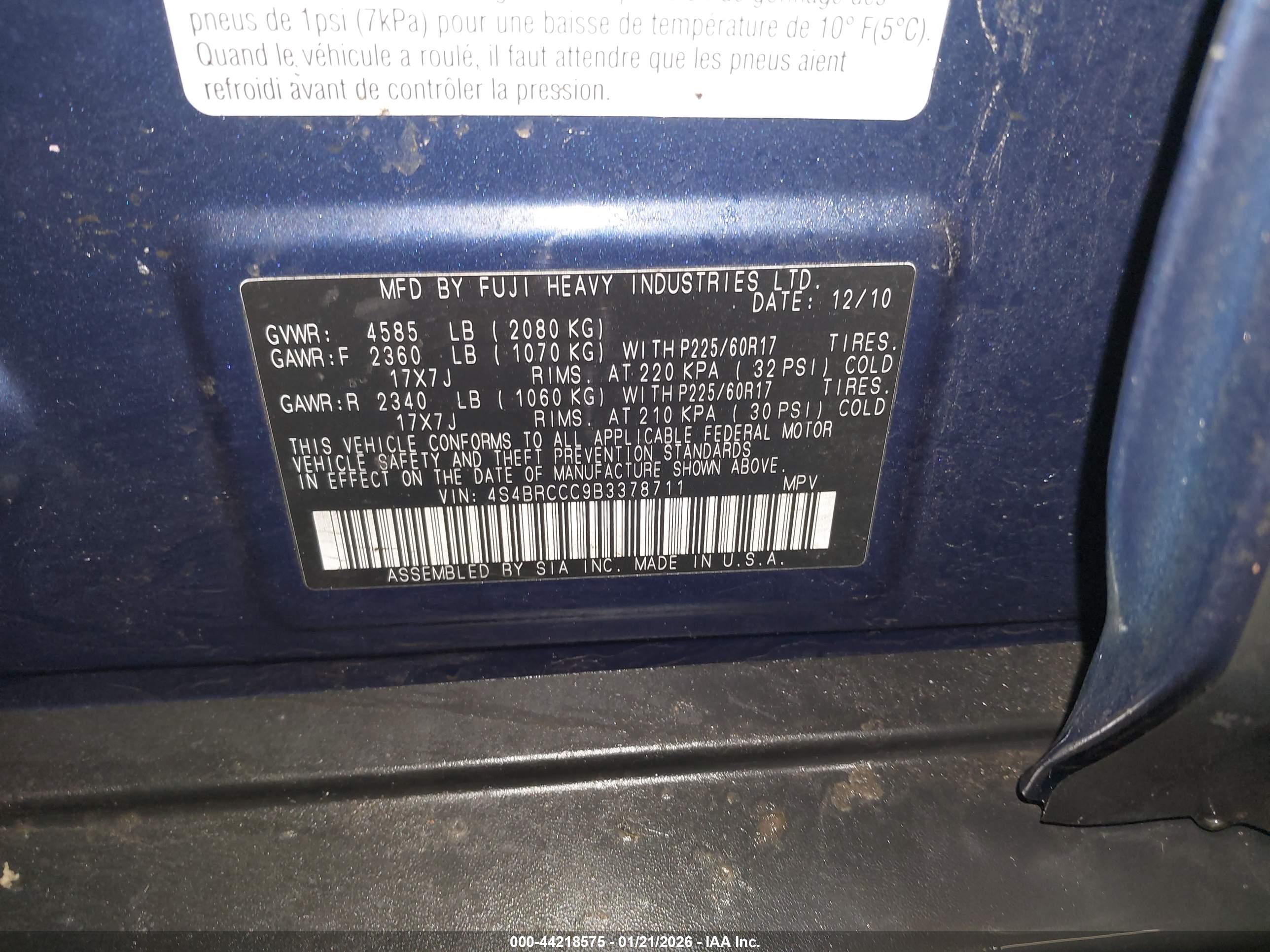 SUBARU OUTBACK image 9