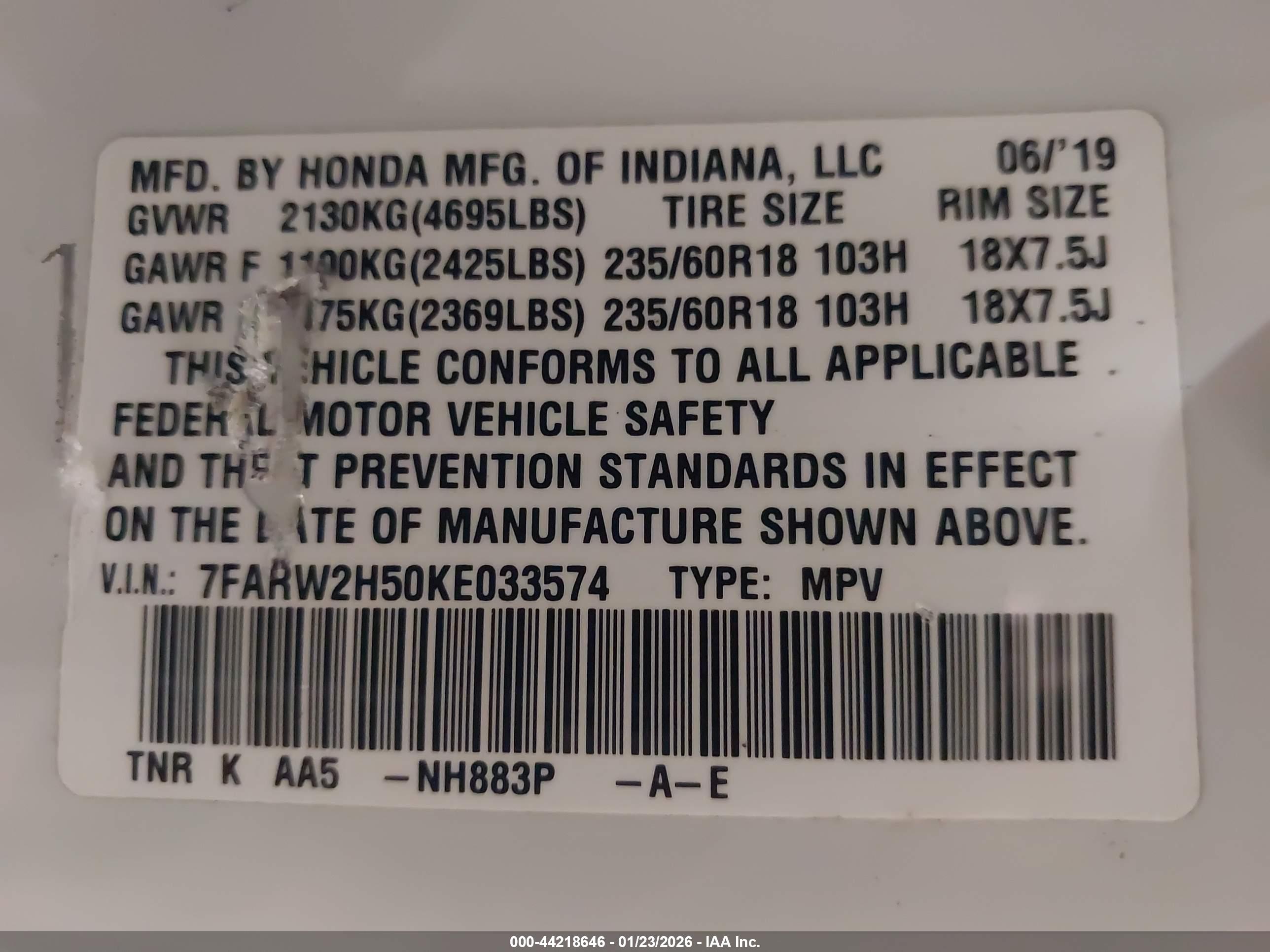 HONDA CR-V image 9