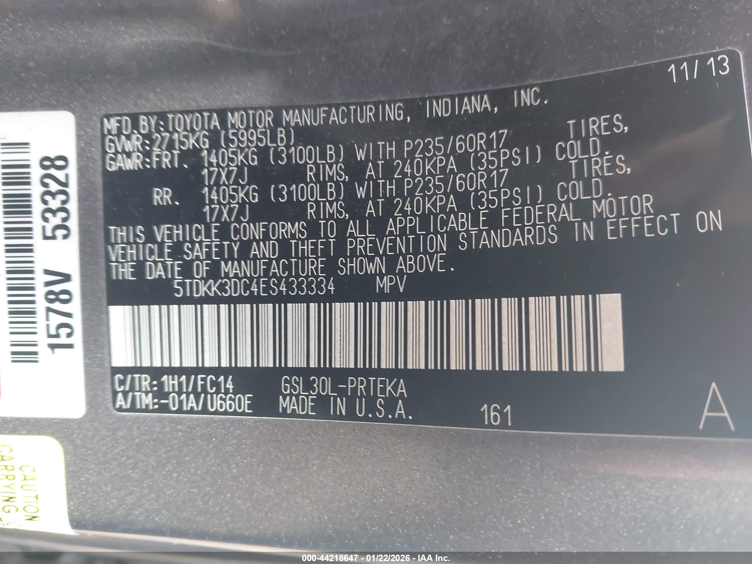 TOYOTA SIENNA image 9