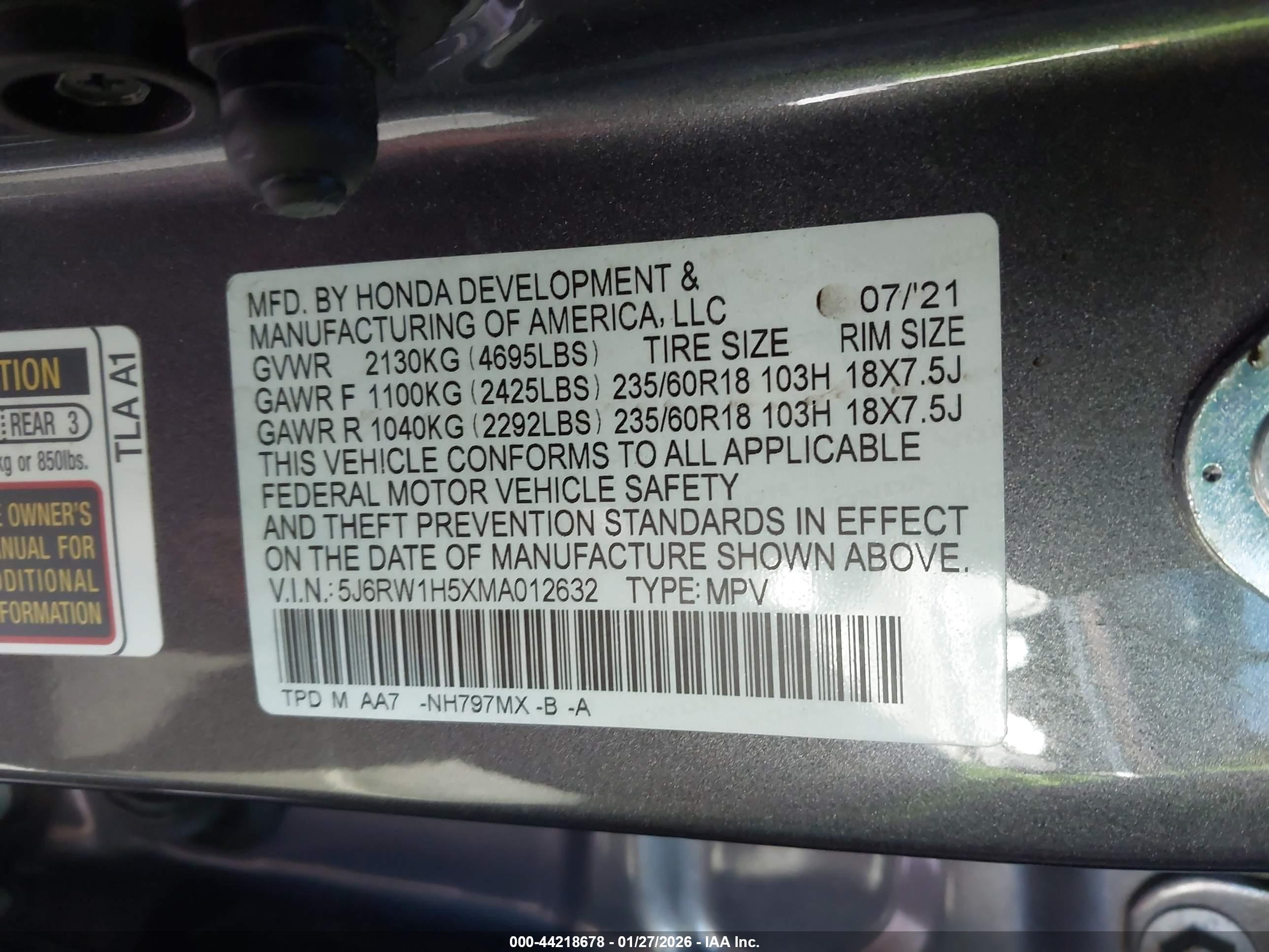 HONDA CR-V image 9