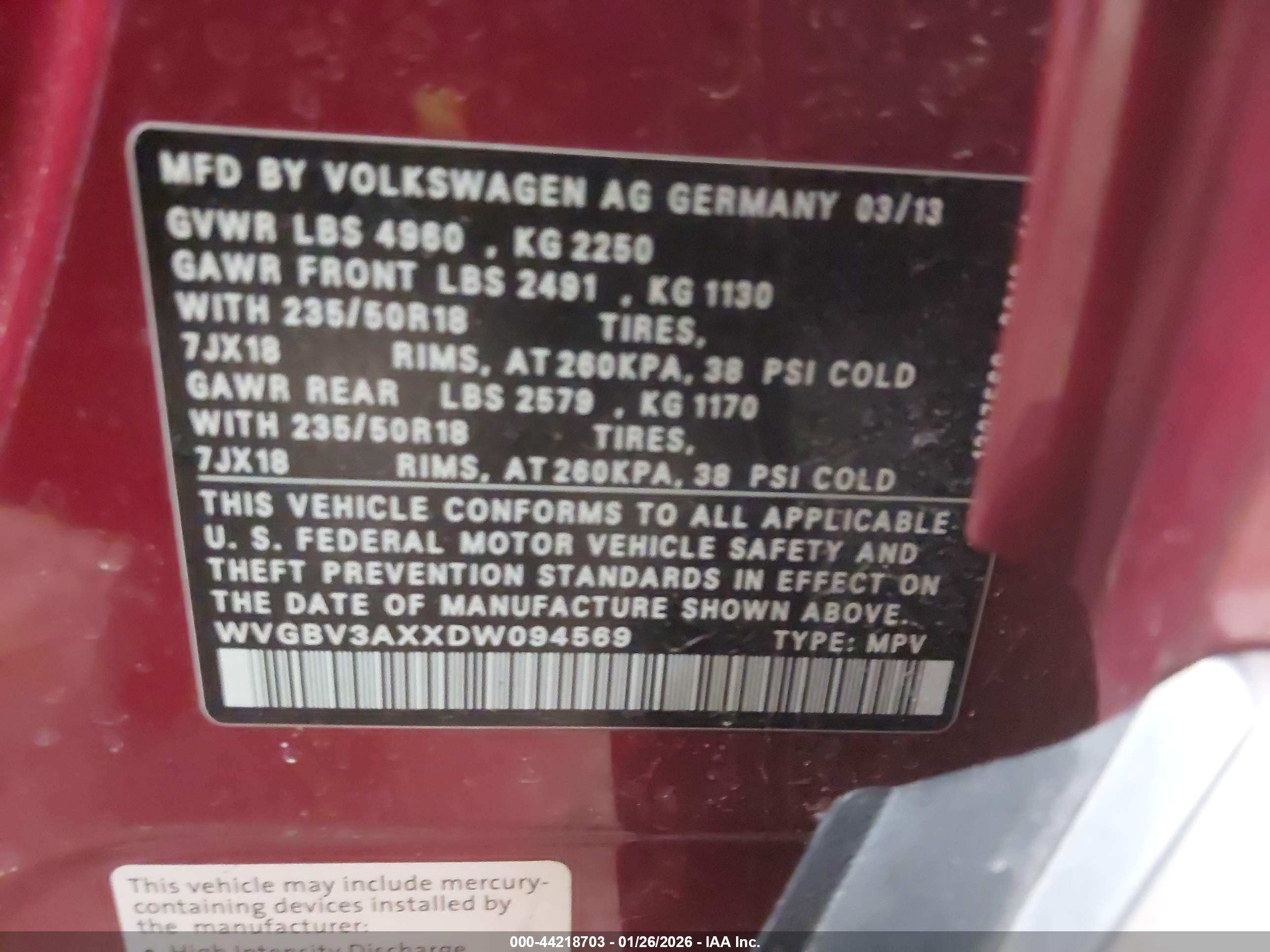 VOLKSWAGEN TIGUAN image 9