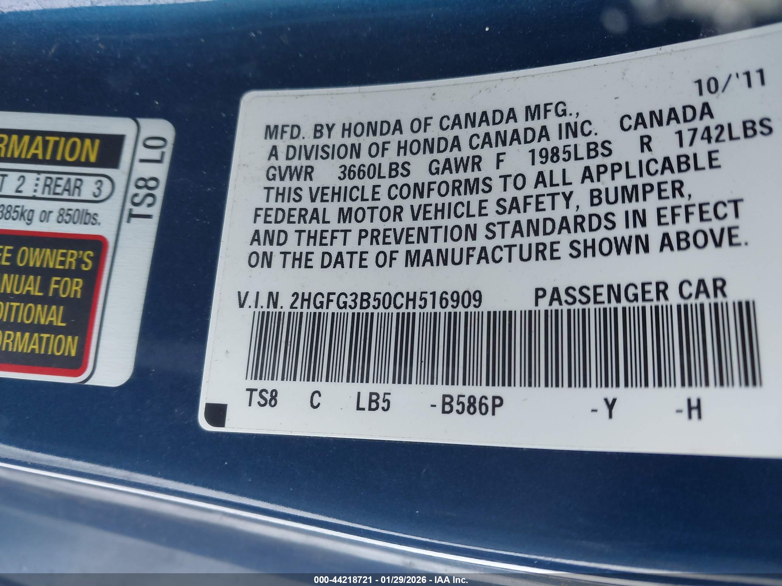 HONDA CIVIC image 9