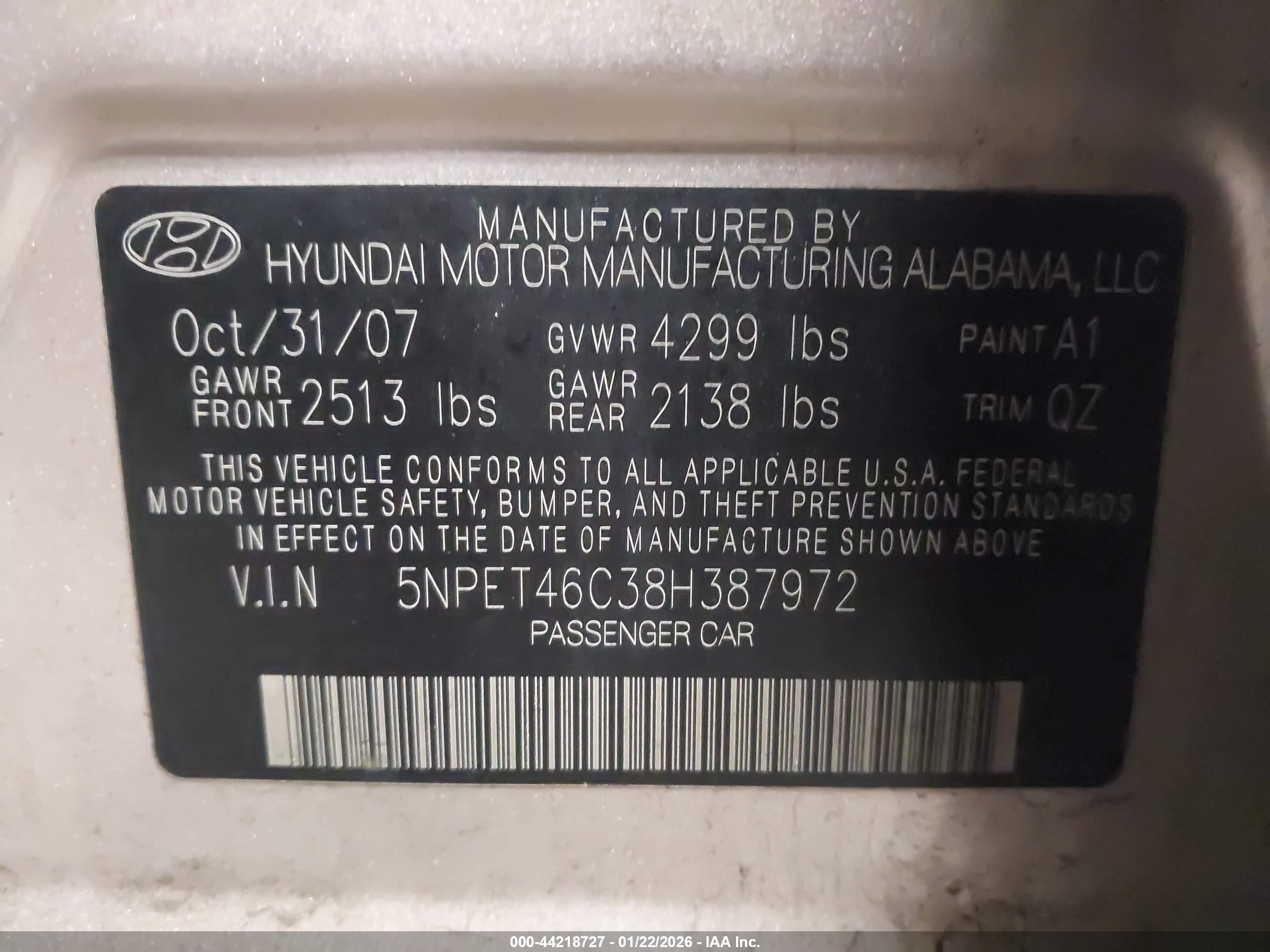 HYUNDAI SONATA image 9