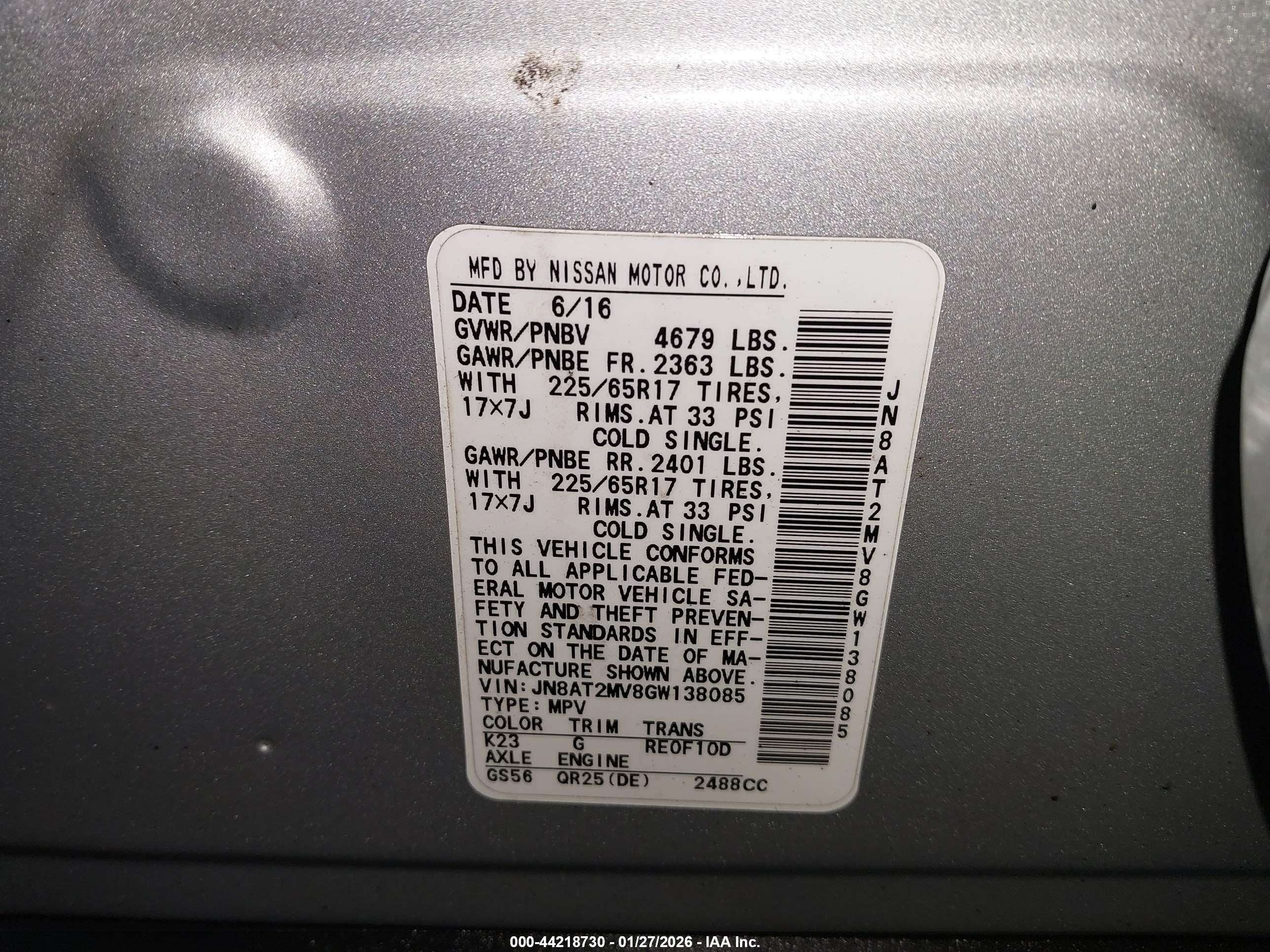 NISSAN ROGUE image 9
