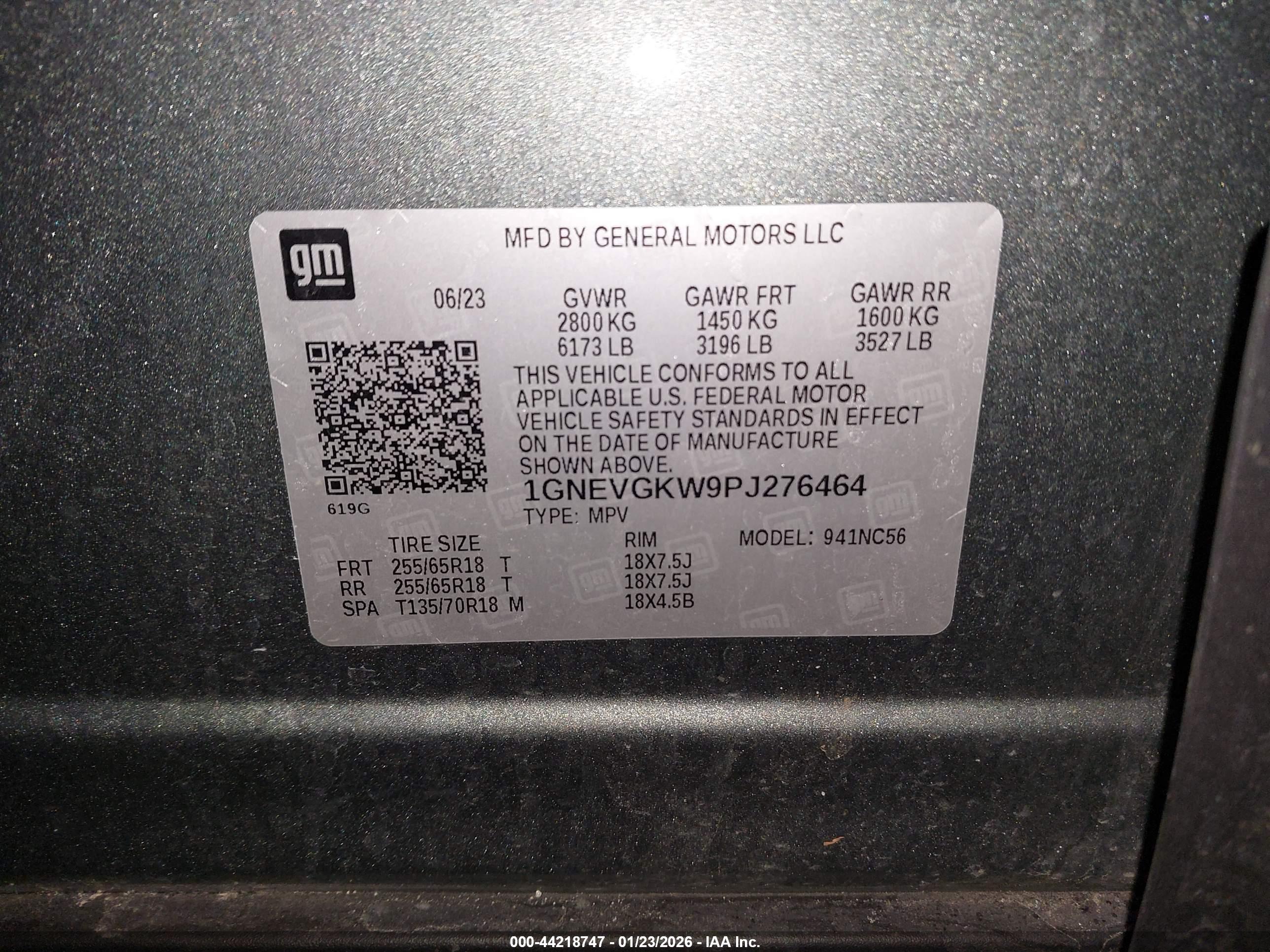 CHEVROLET TRAVERSE image 9