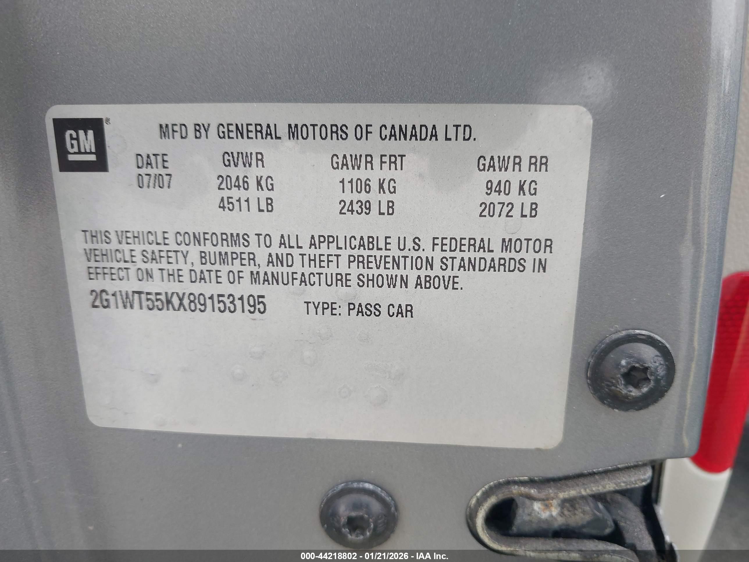 CHEVROLET IMPALA image 9