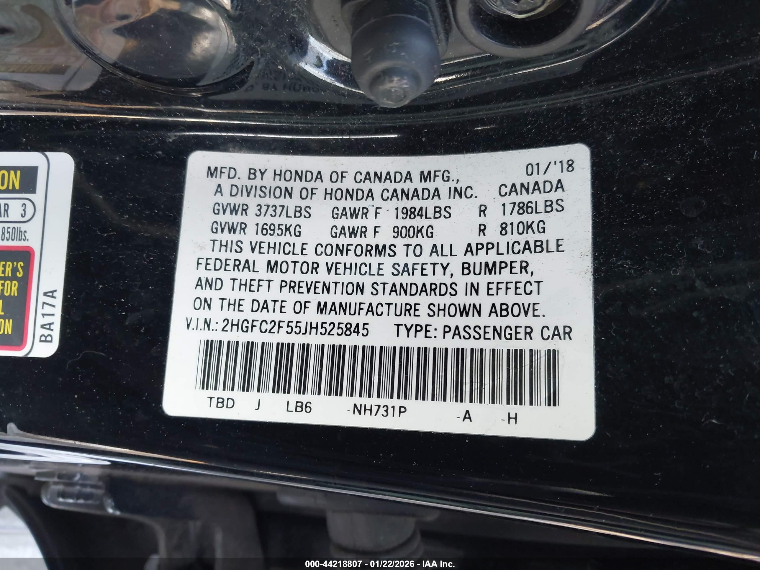 HONDA CIVIC image 9