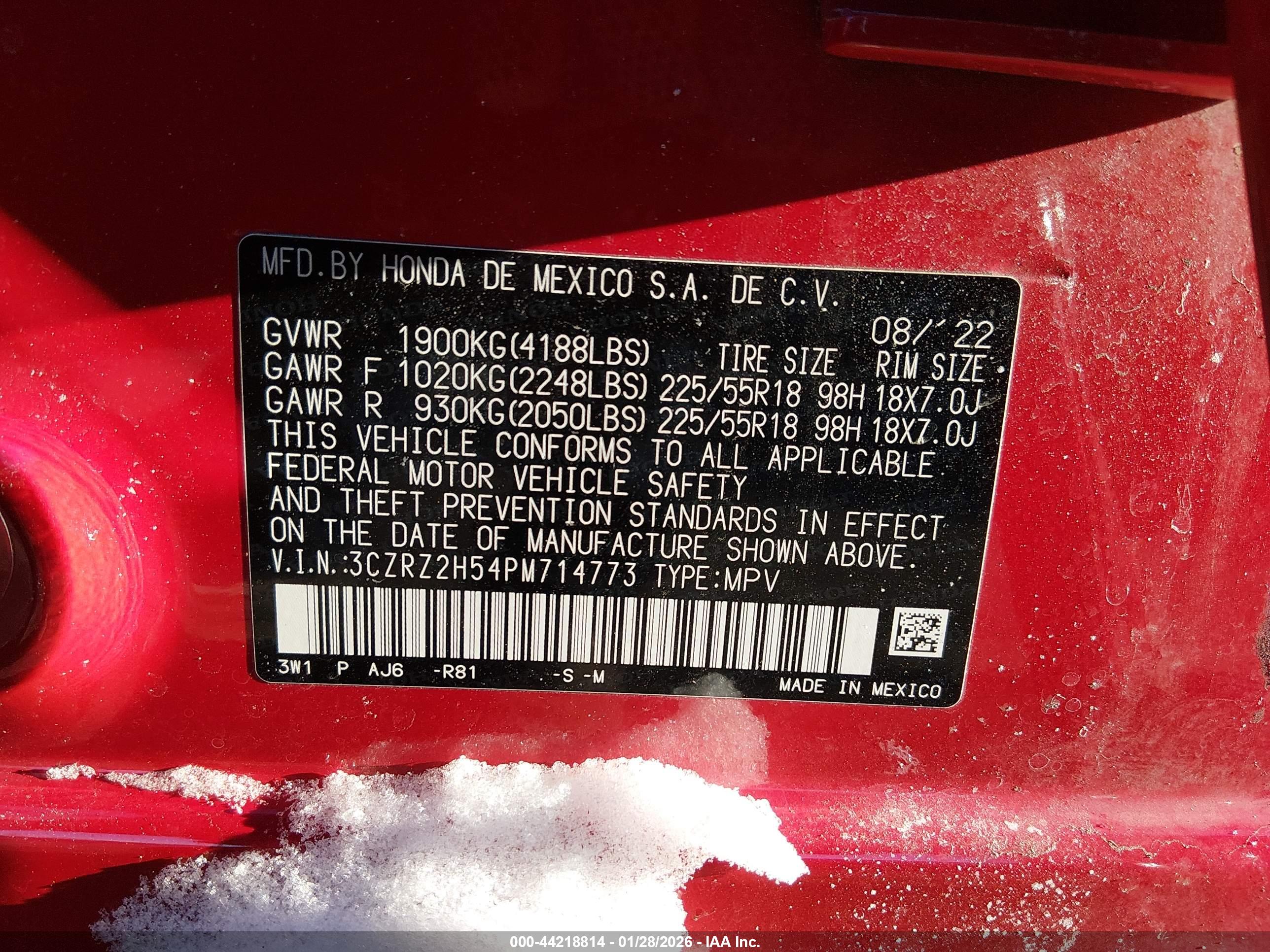 HONDA HR-V image 9