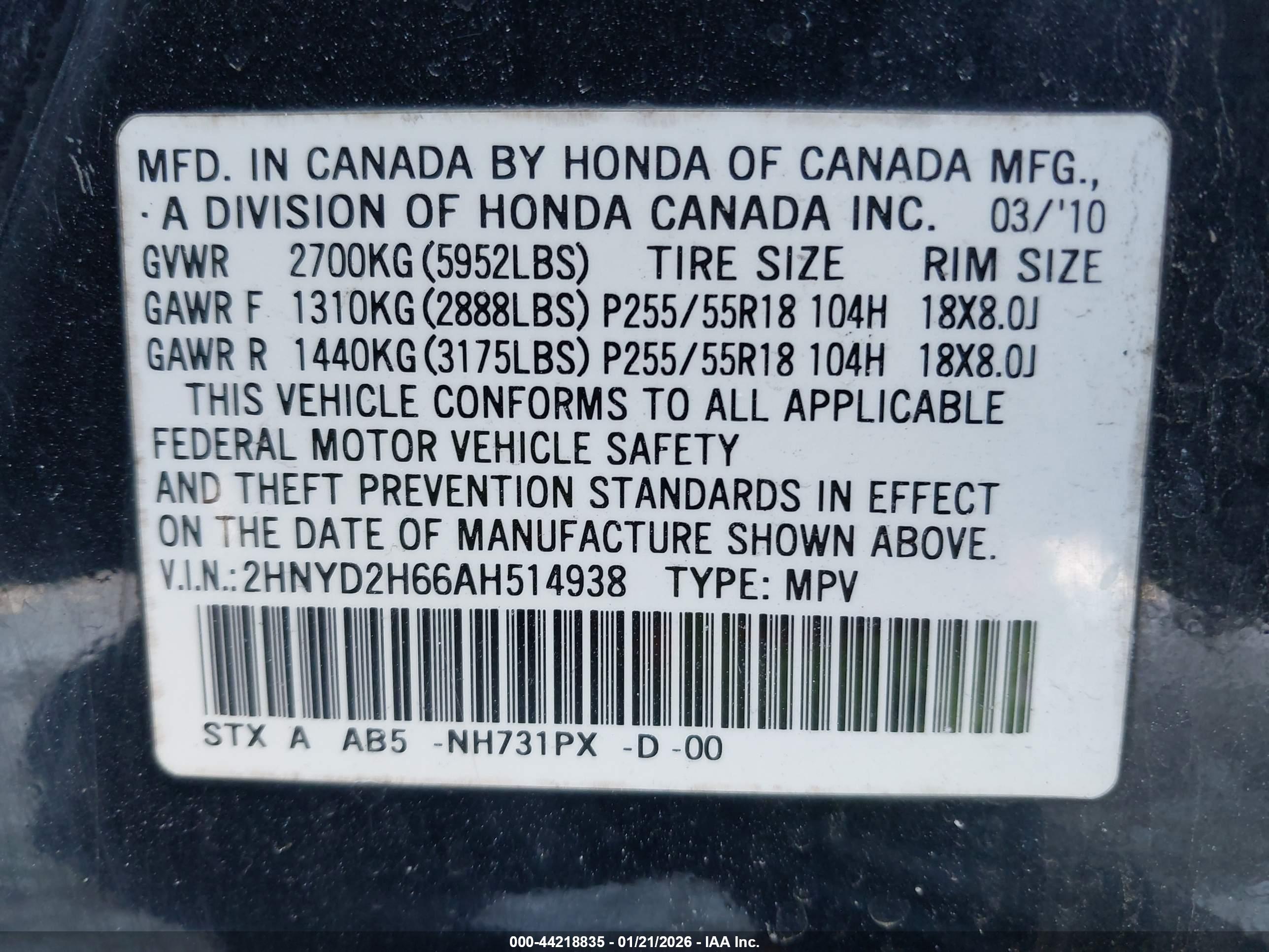 ACURA MDX image 9