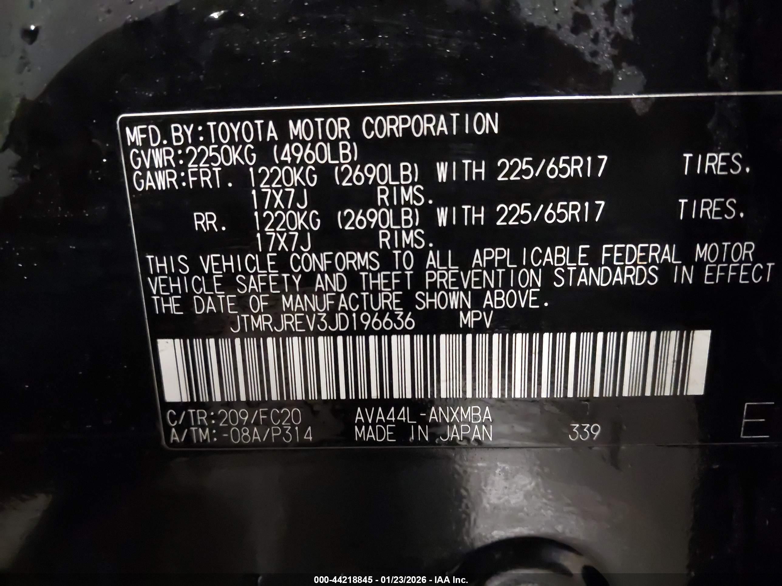 TOYOTA RAV4 image 9