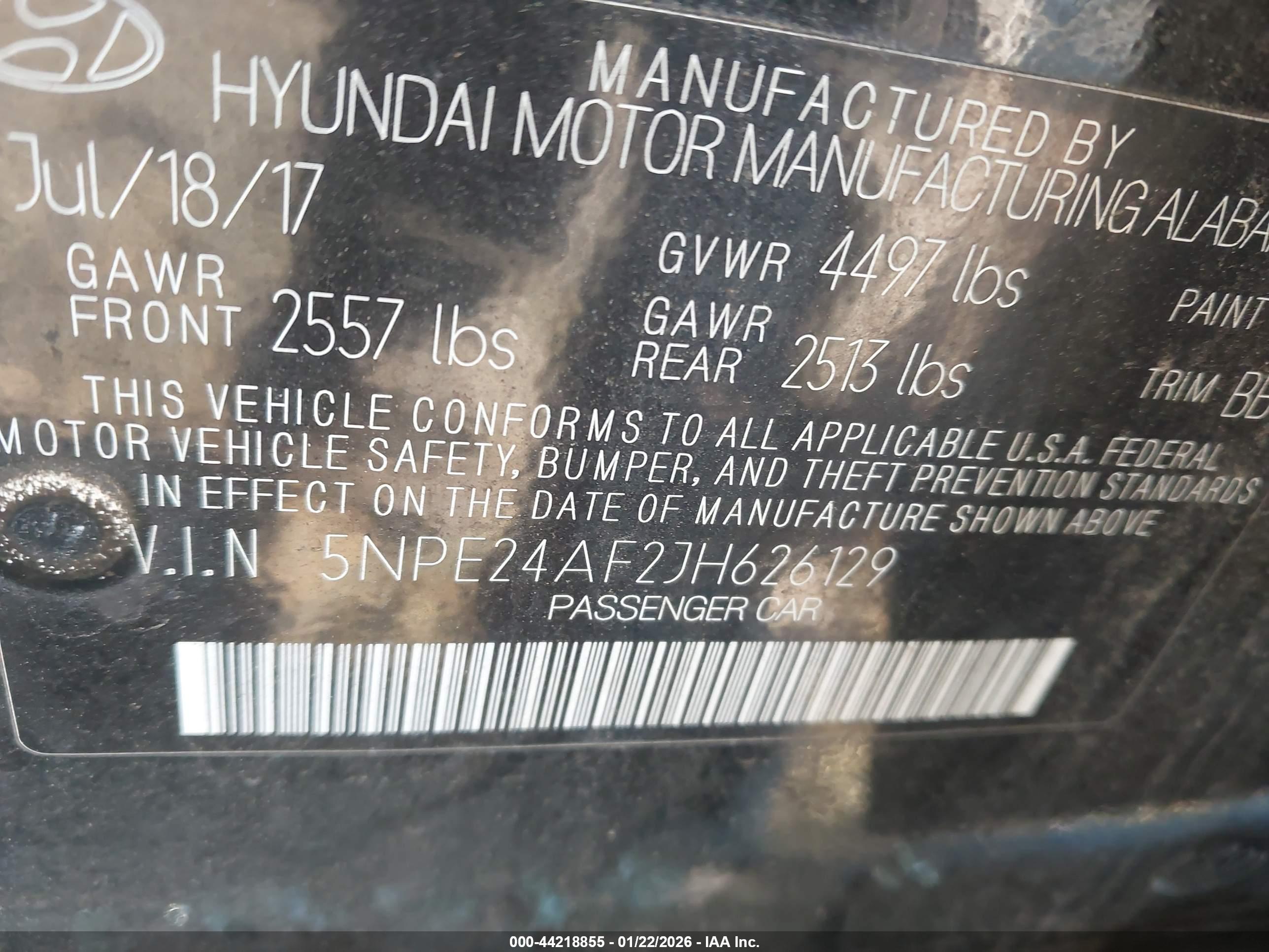 HYUNDAI SONATA image 9