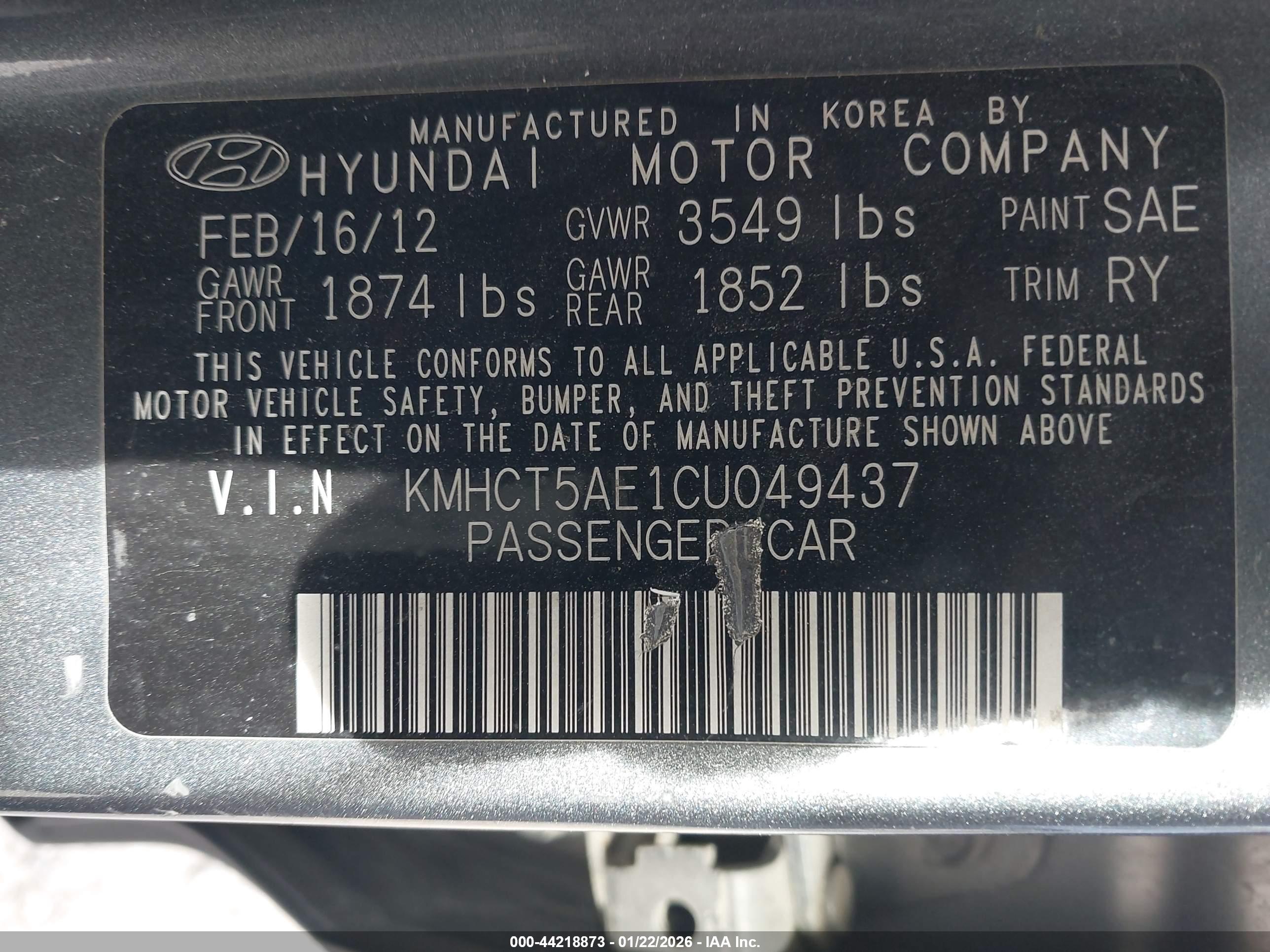 HYUNDAI ACCENT image 9
