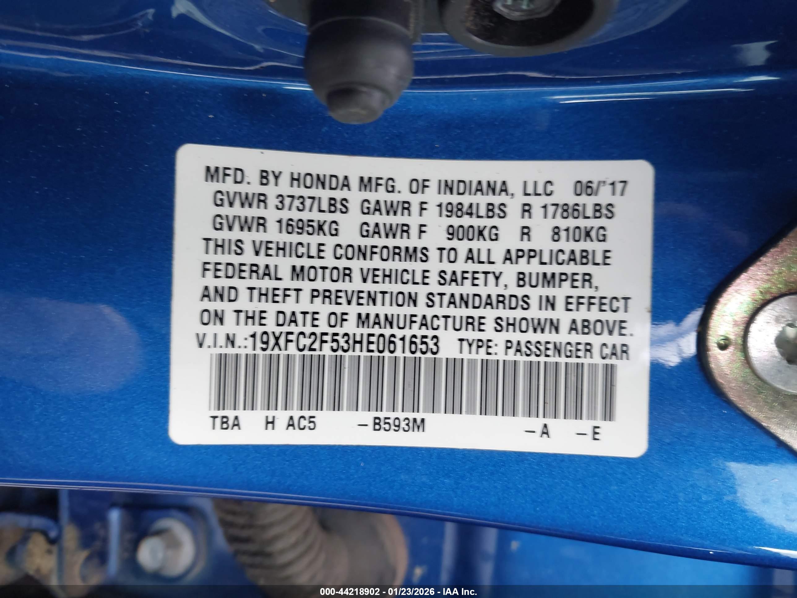 HONDA CIVIC image 9