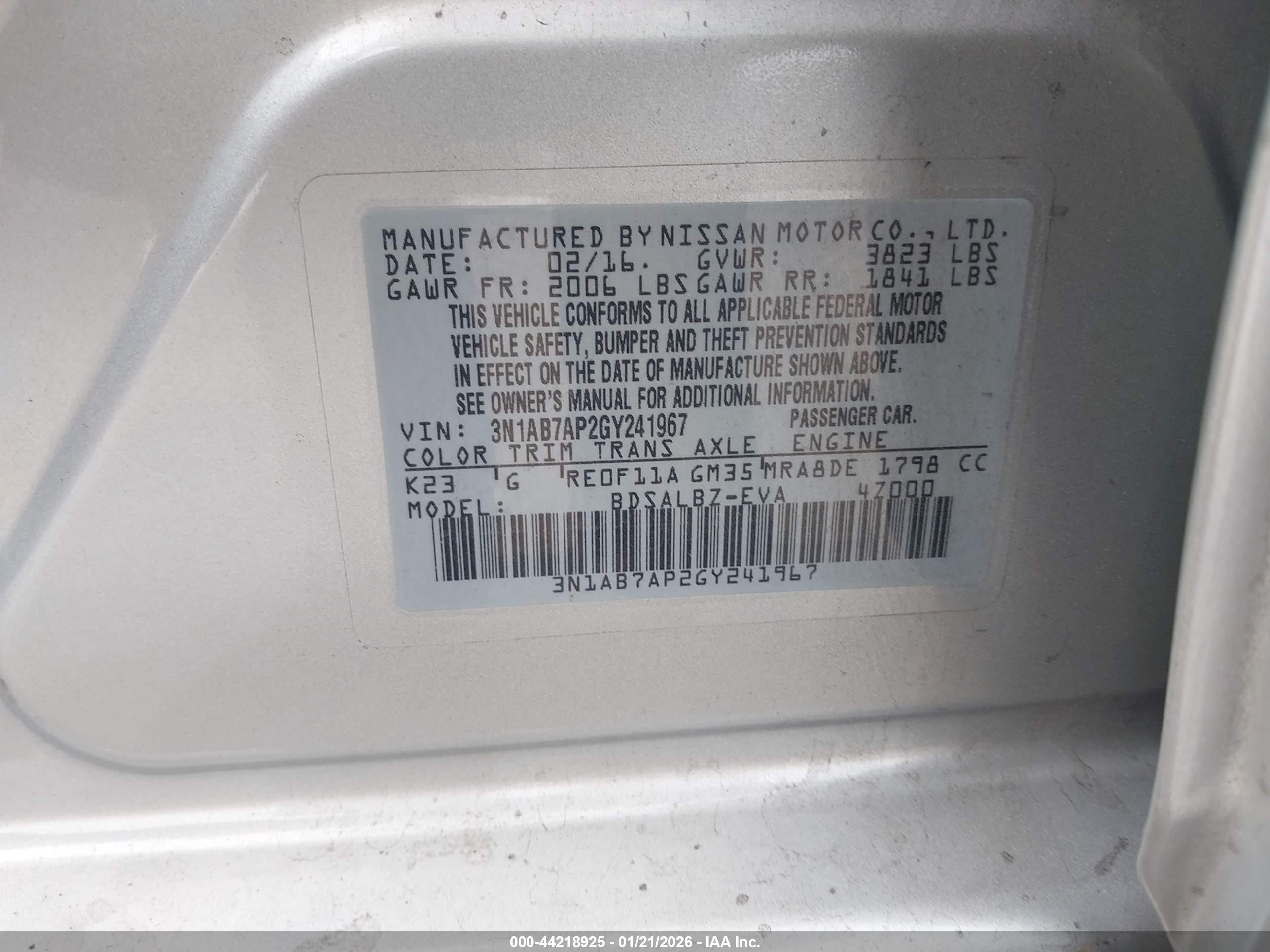 NISSAN SENTRA image 9