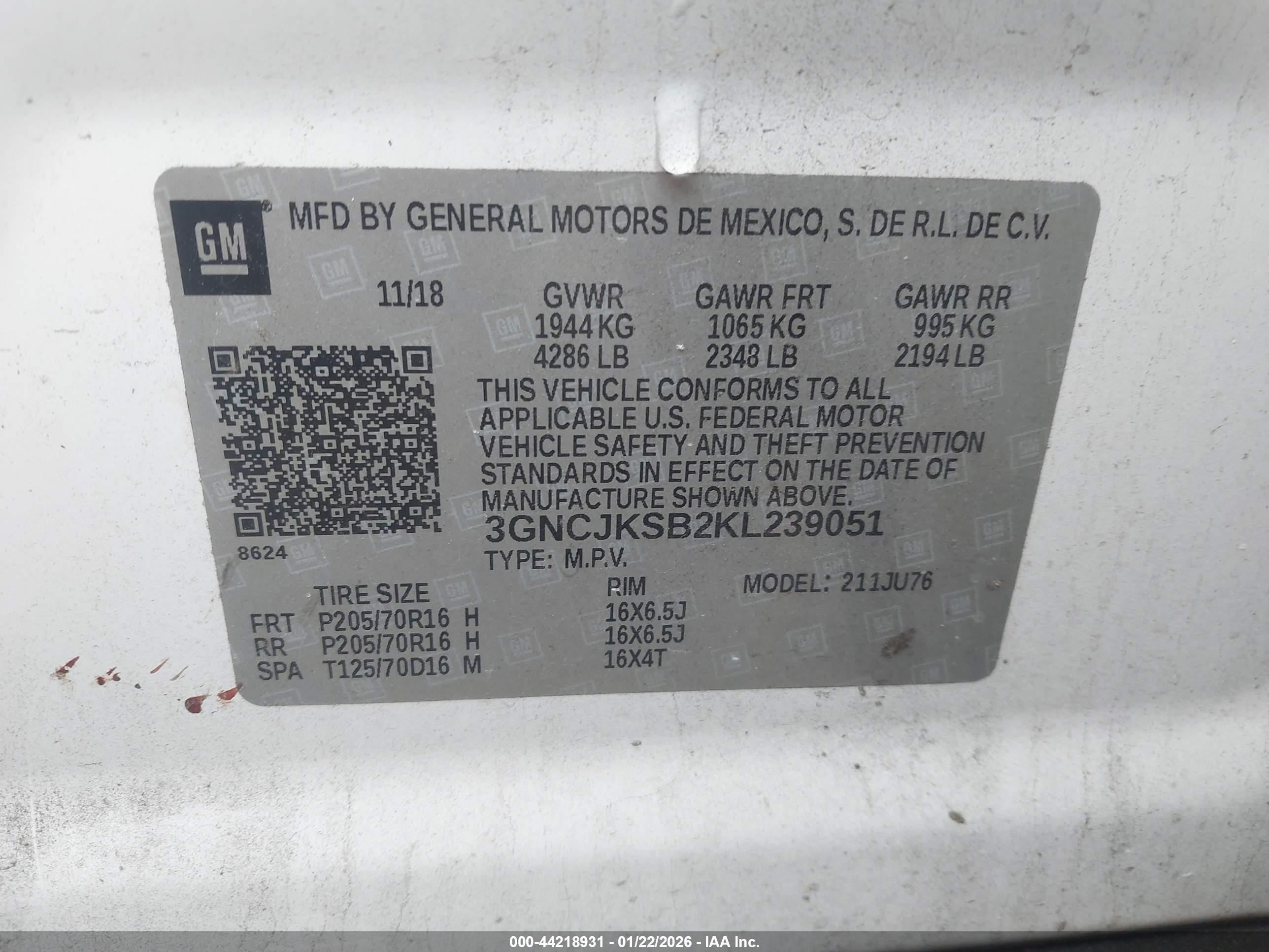 CHEVROLET TRAX image 9