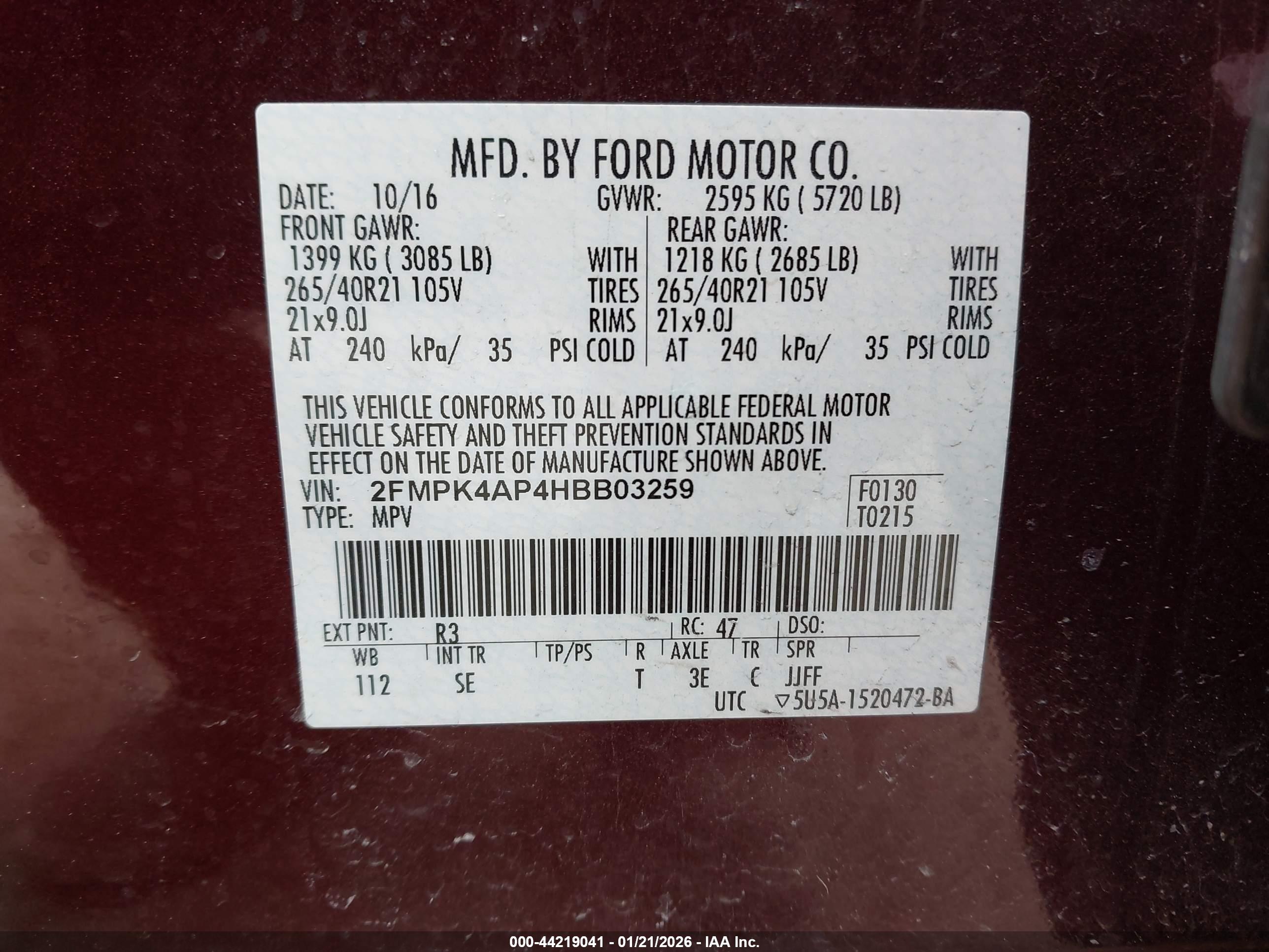 FORD EDGE image 9