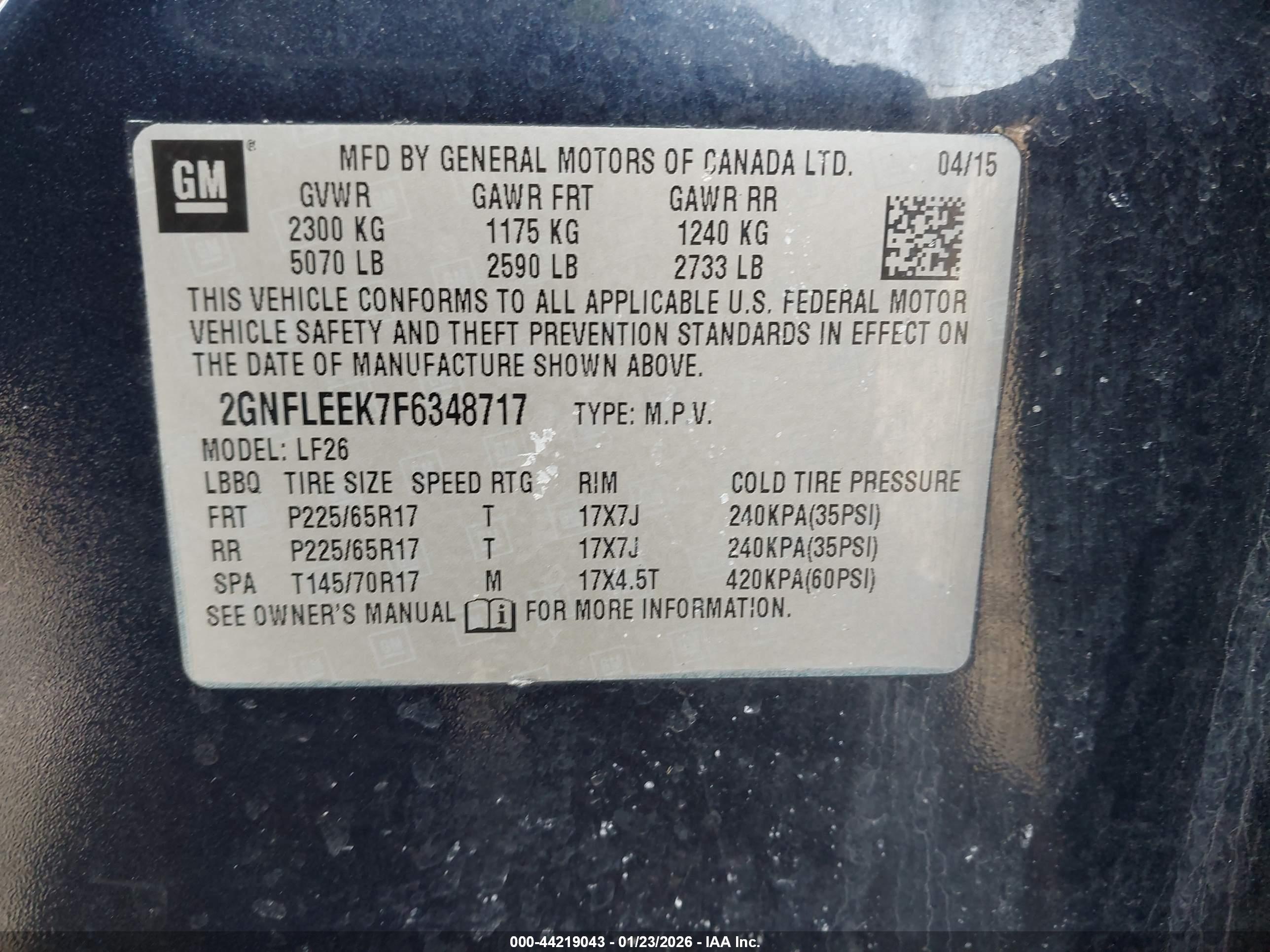 CHEVROLET EQUINOX image 9