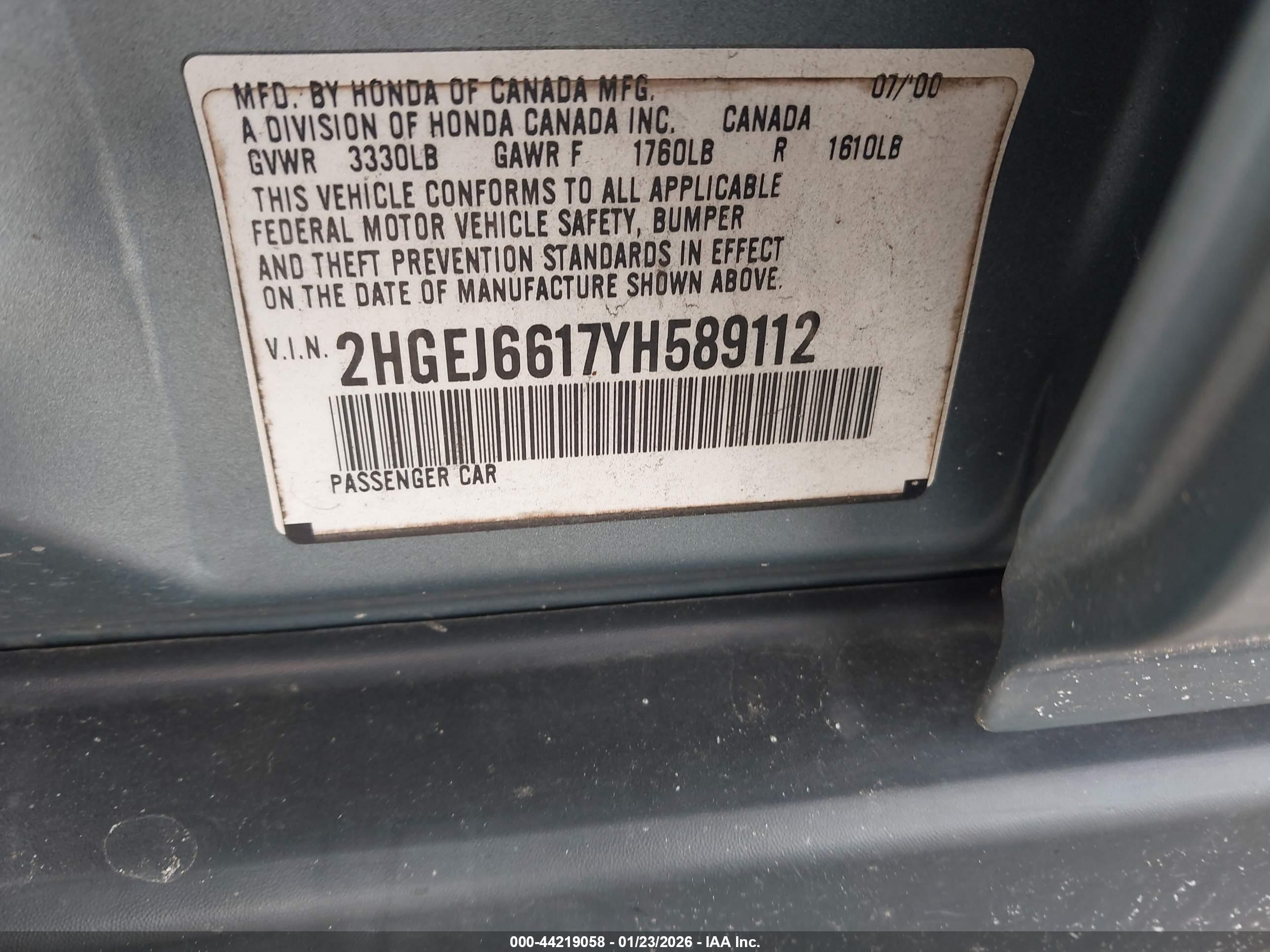HONDA CIVIC image 9