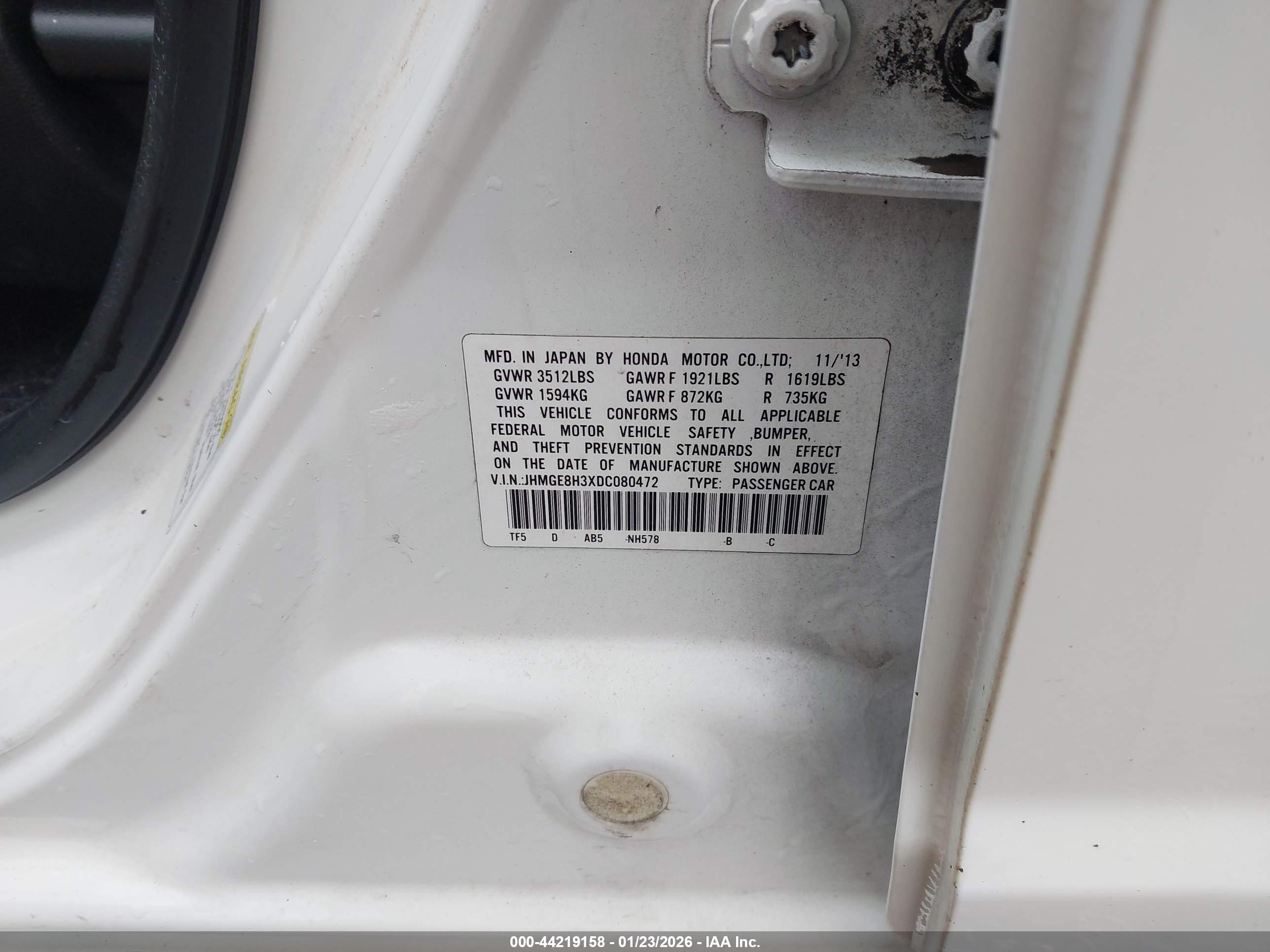 HONDA FIT image 9
