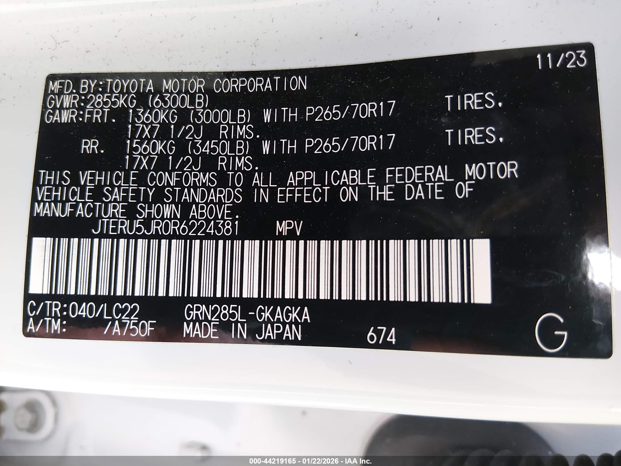 TOYOTA 4RUNNER image 9