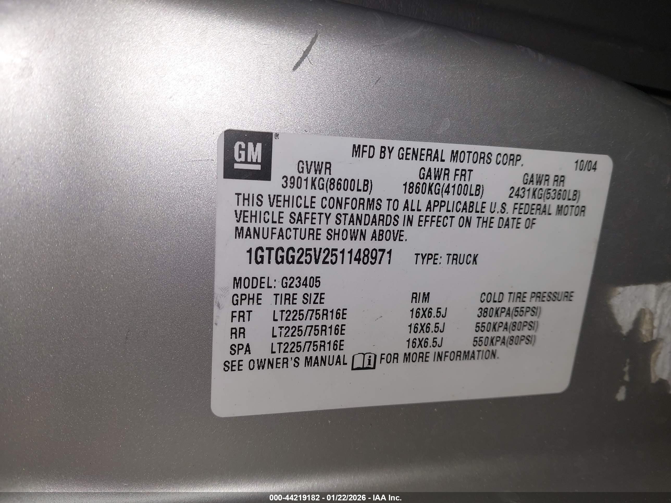 GMC SAVANA image 9