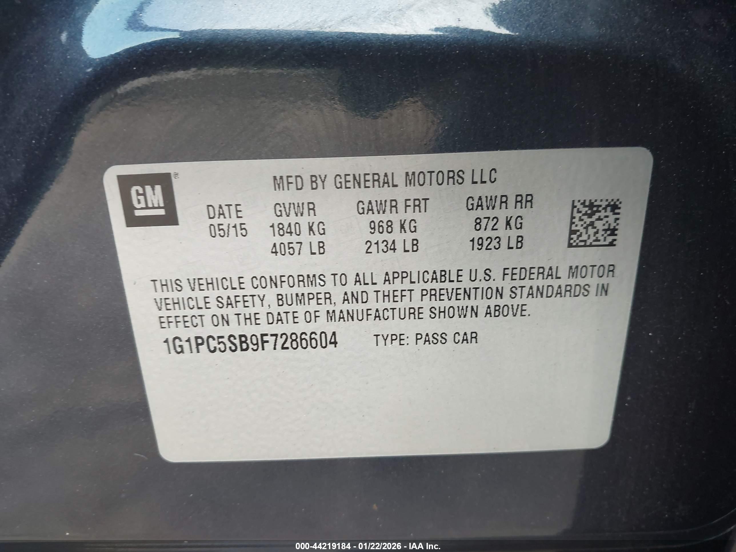 CHEVROLET CRUZE image 9