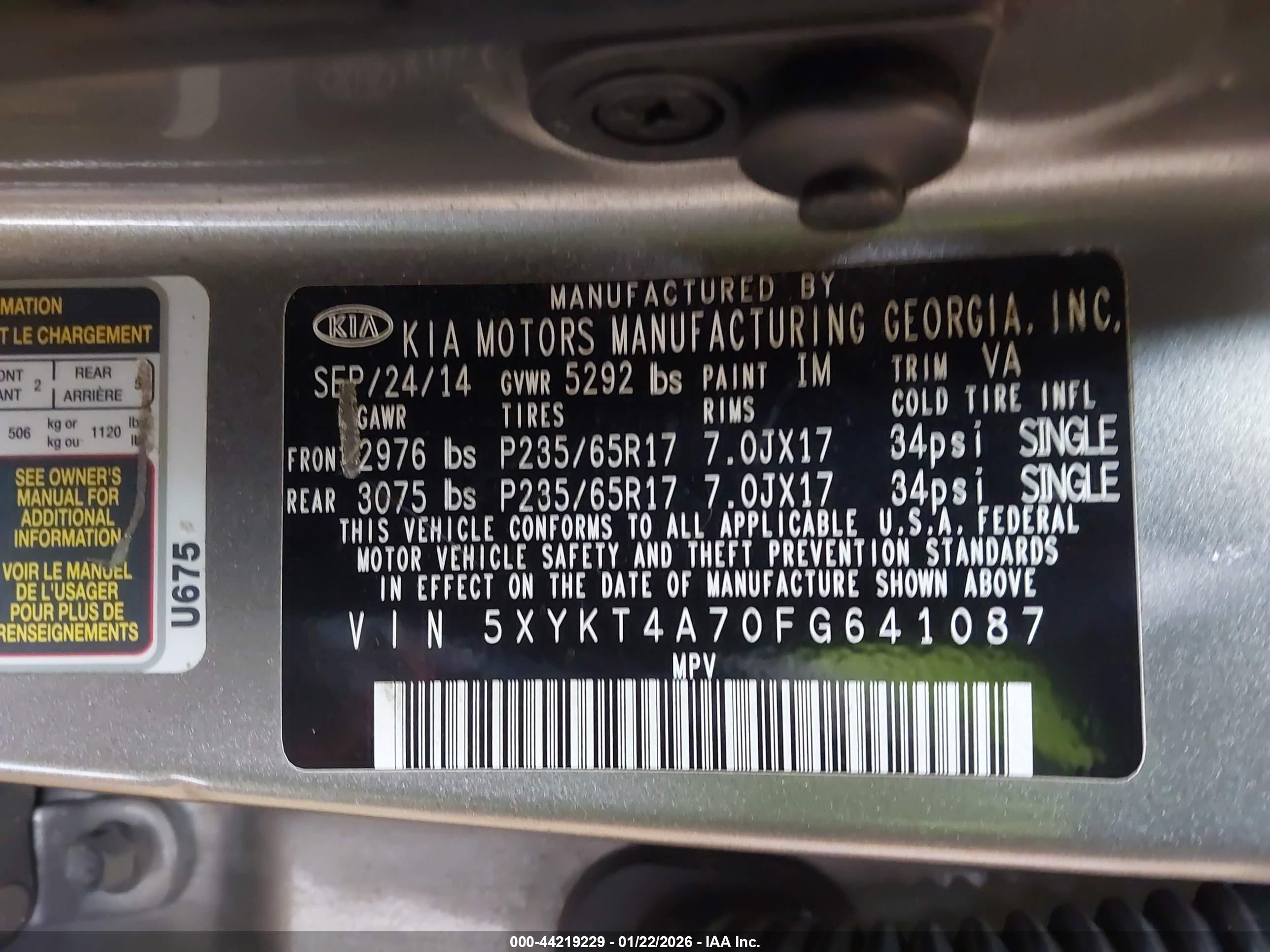 KIA SORENTO image 9