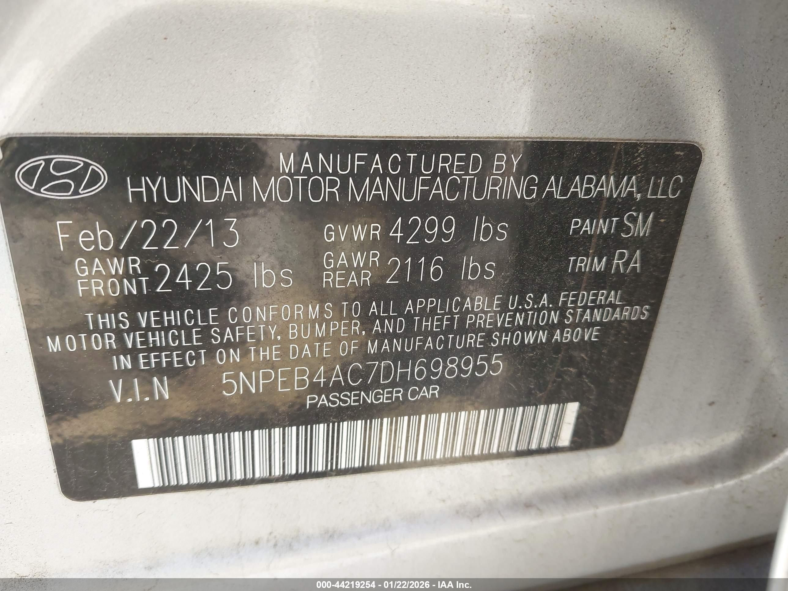HYUNDAI SONATA image 9