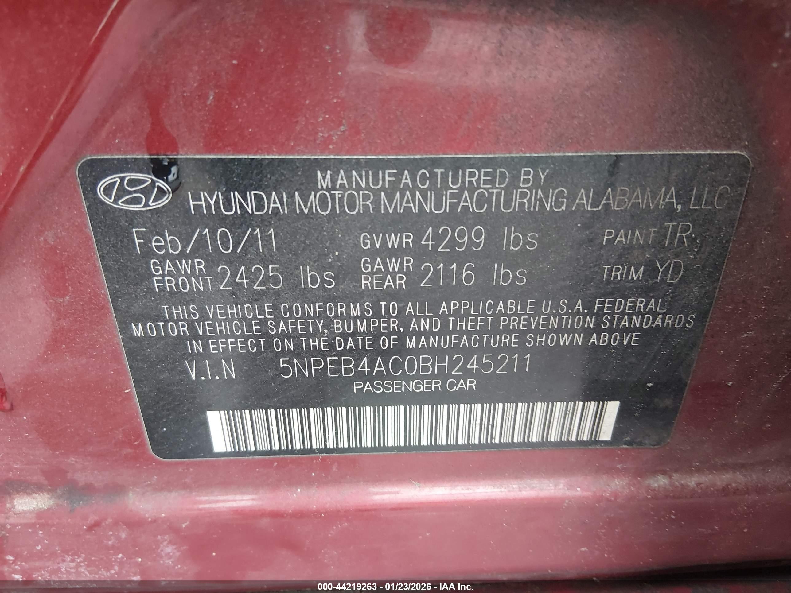 HYUNDAI SONATA image 9