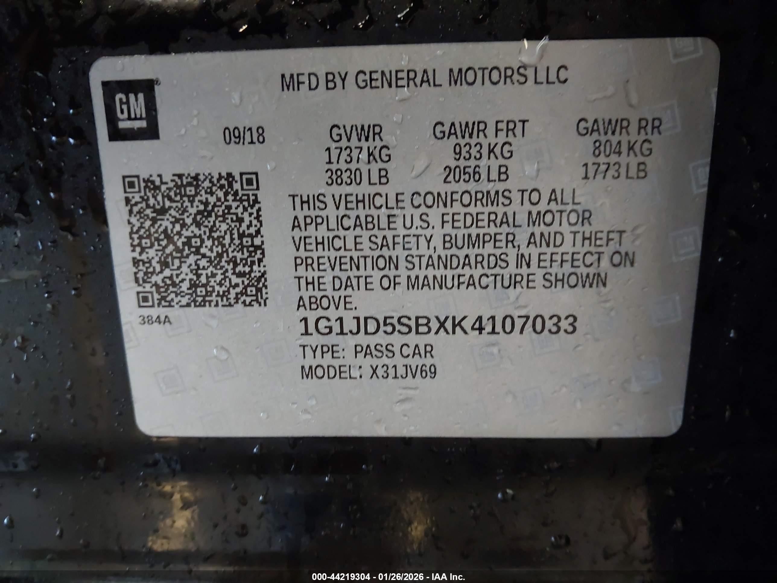 CHEVROLET SONIC image 9