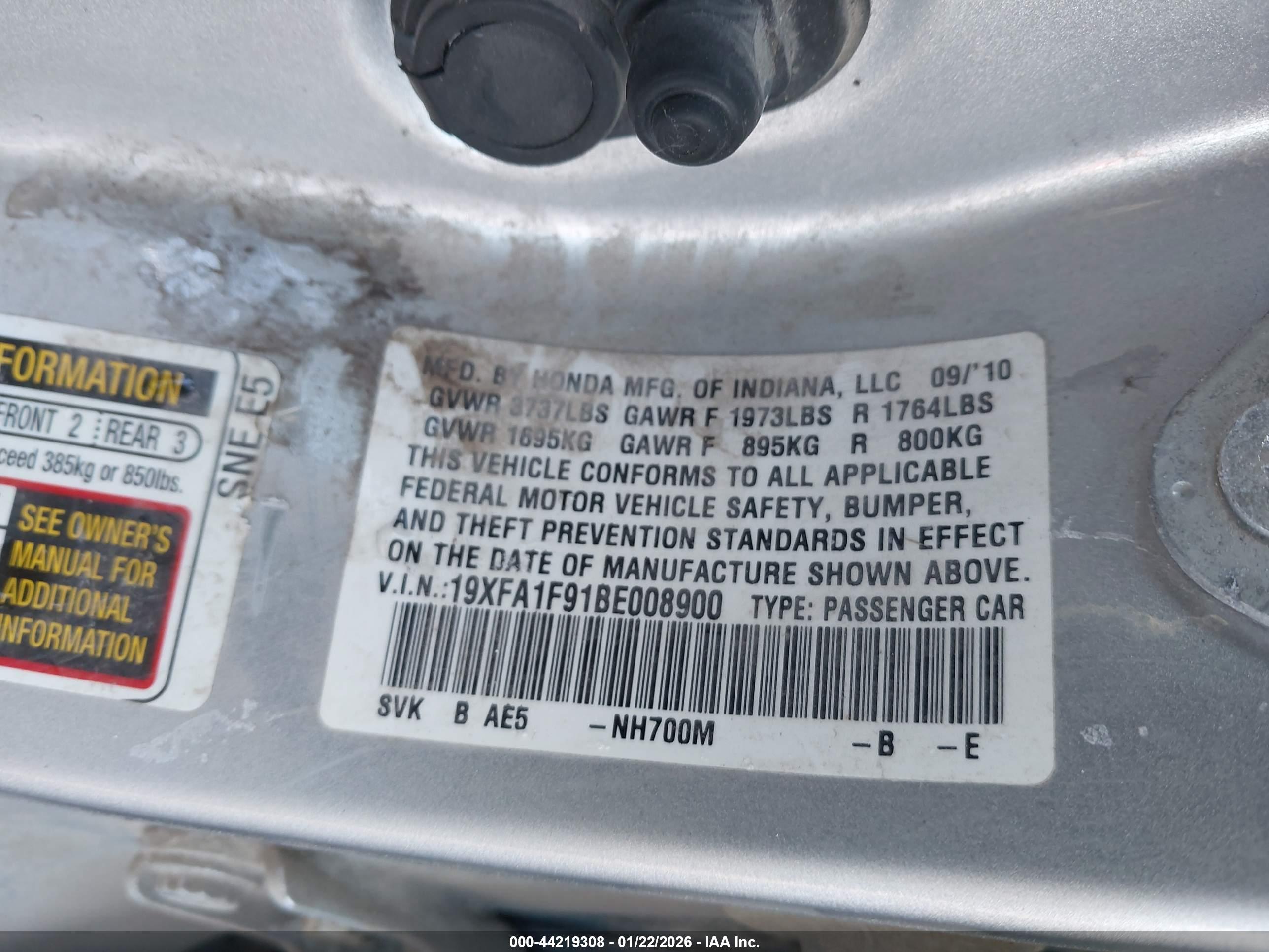 HONDA CIVIC image 9