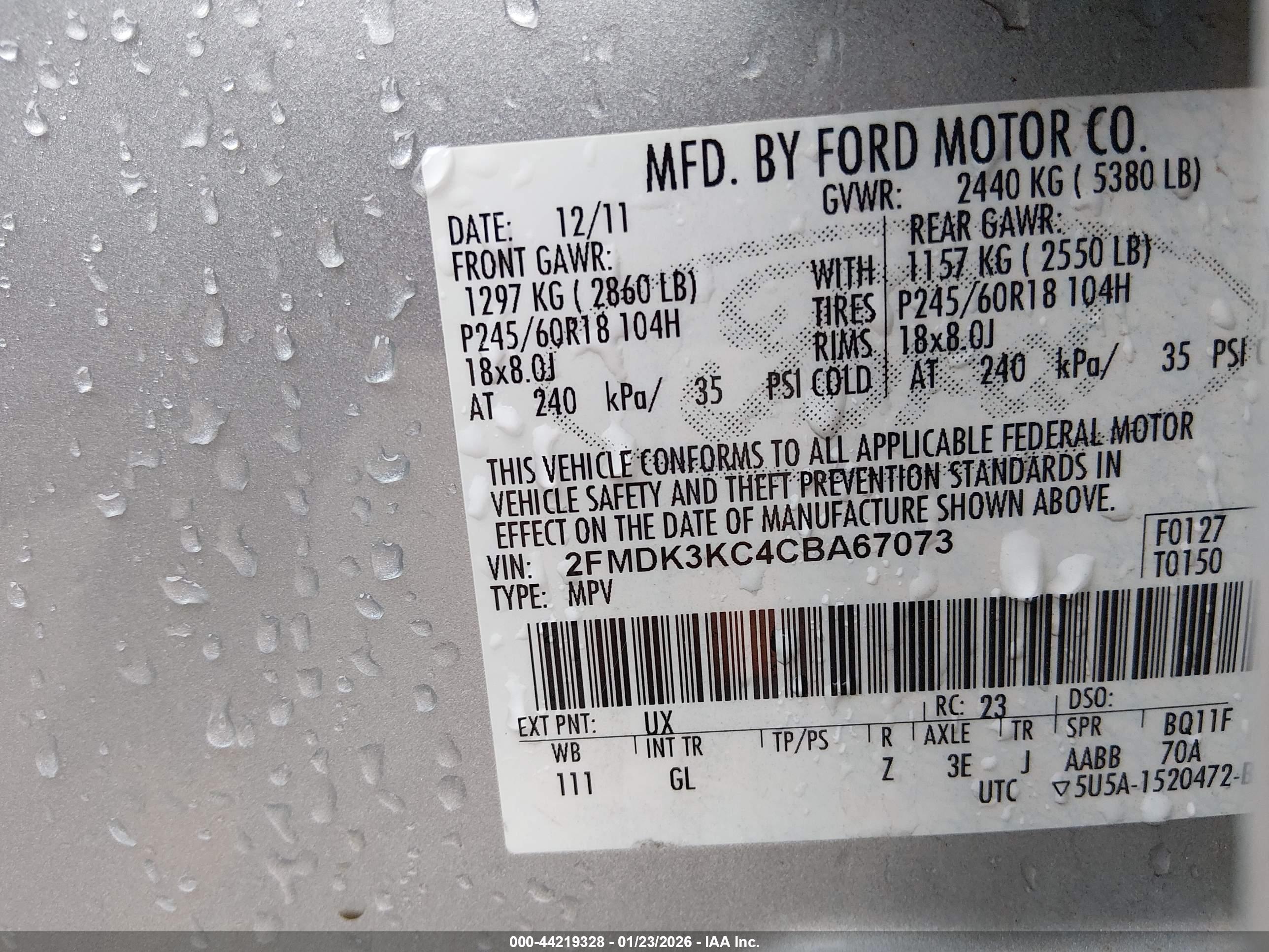 FORD EDGE image 9