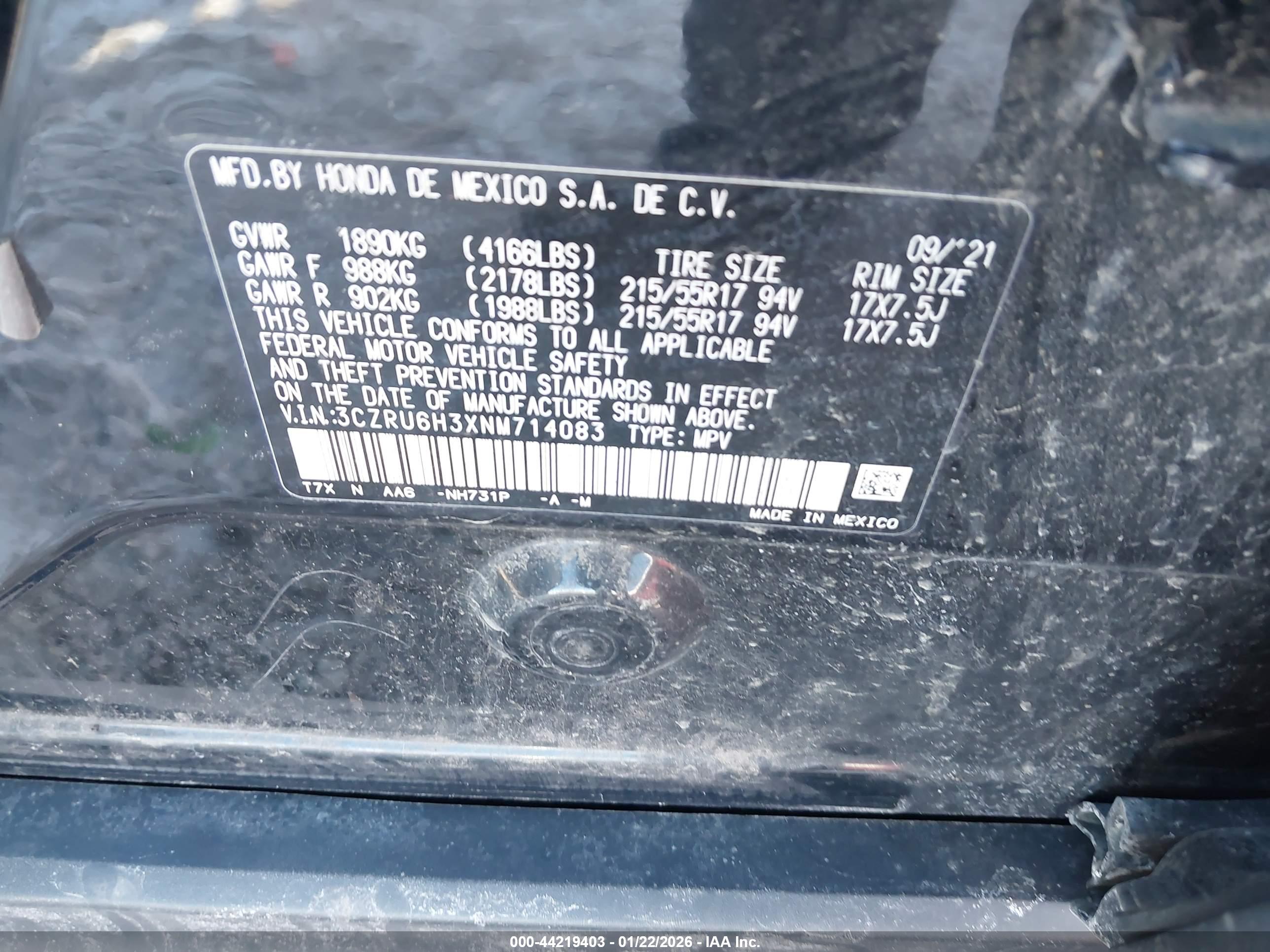 HONDA HR-V image 9