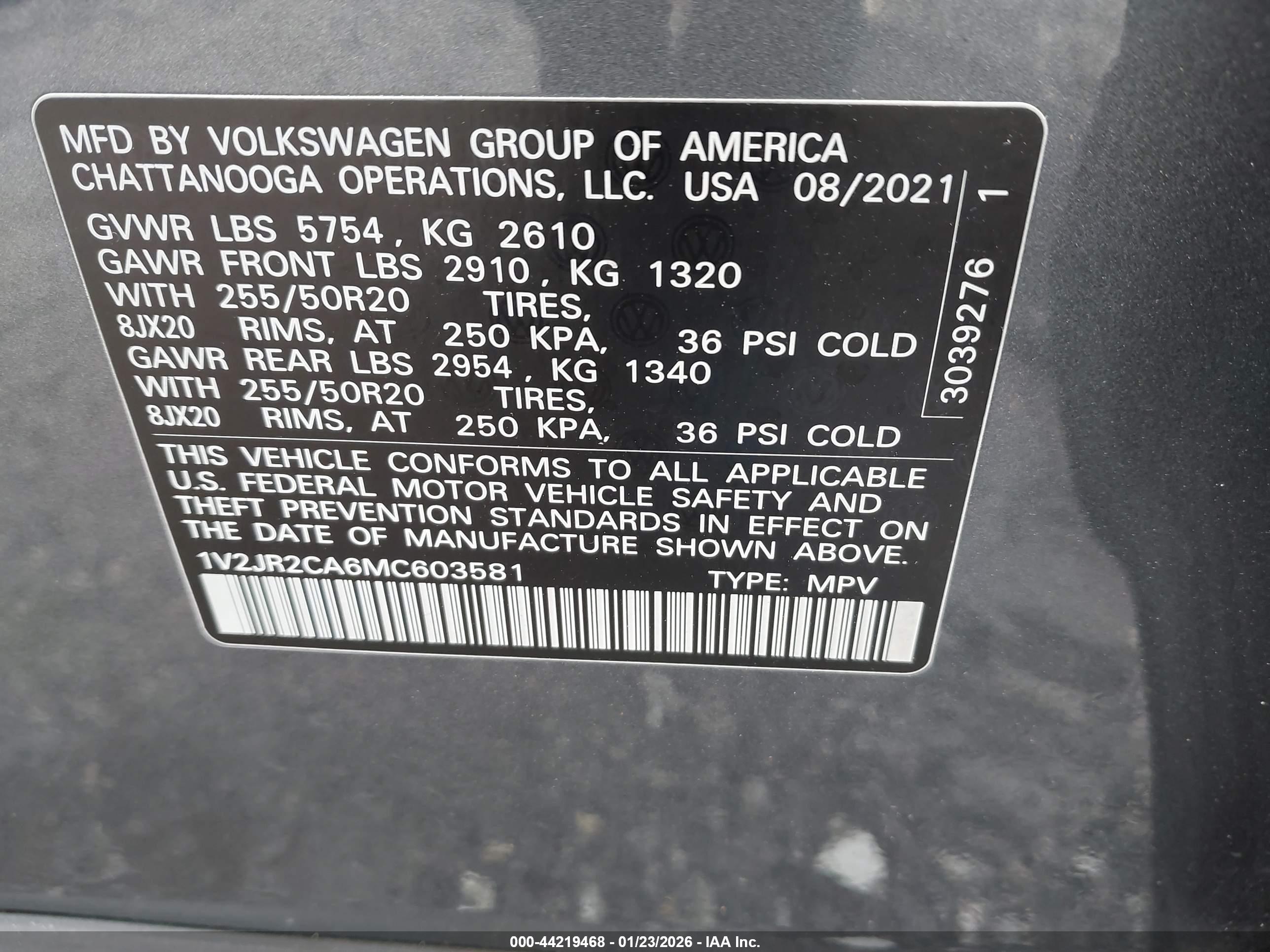 VOLKSWAGEN ATLAS image 9