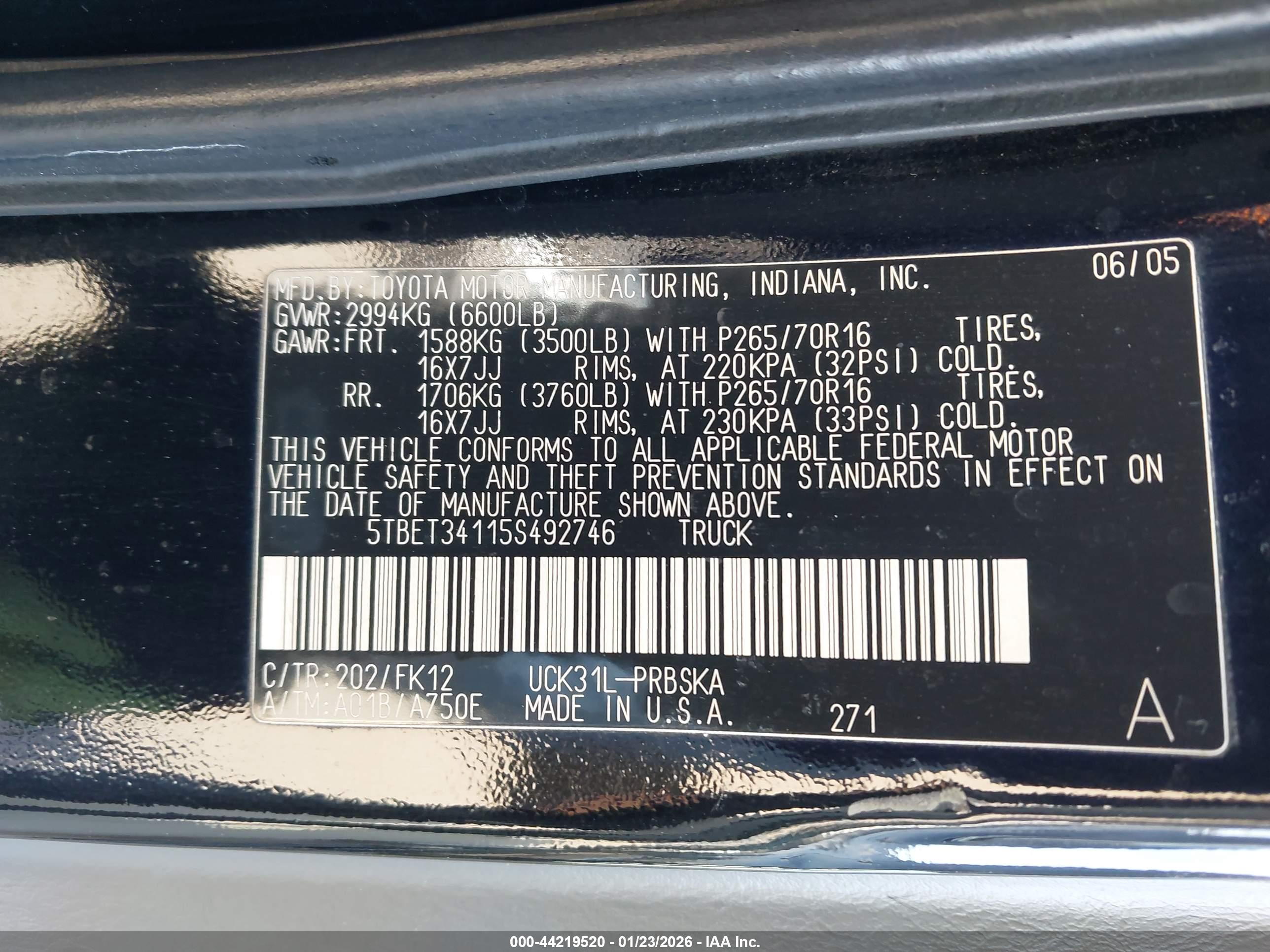 TOYOTA TUNDRA image 9