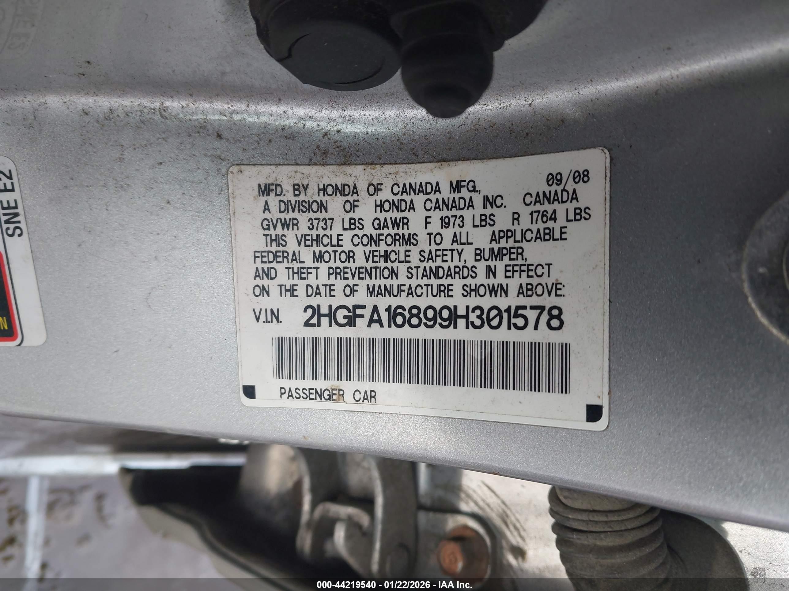 HONDA CIVIC image 9