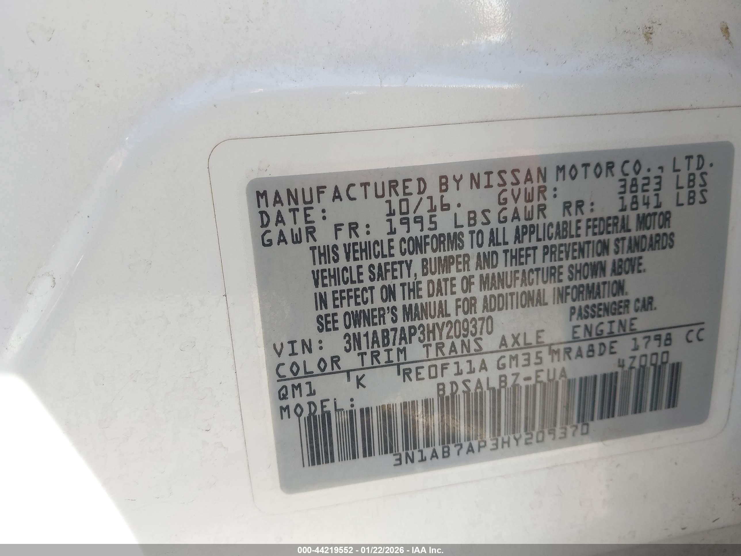 NISSAN SENTRA image 9