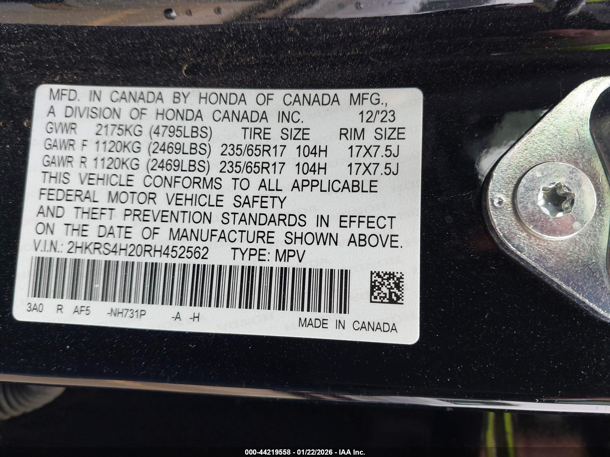 HONDA CR-V image 9