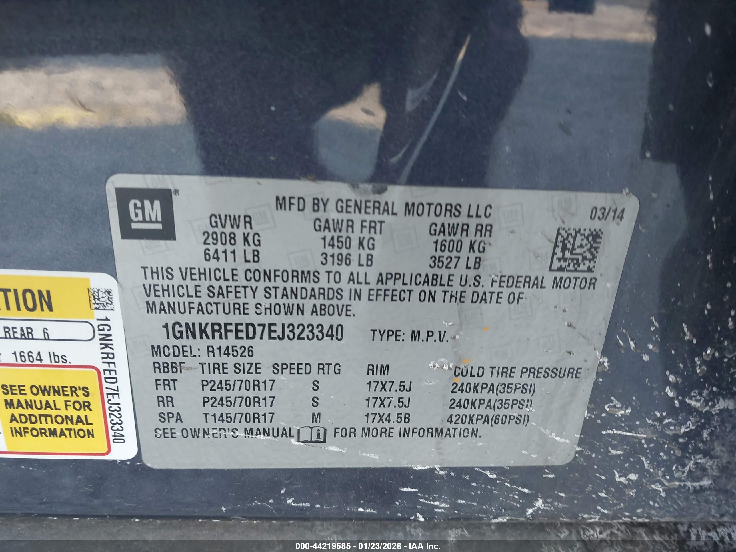 CHEVROLET TRAVERSE image 9