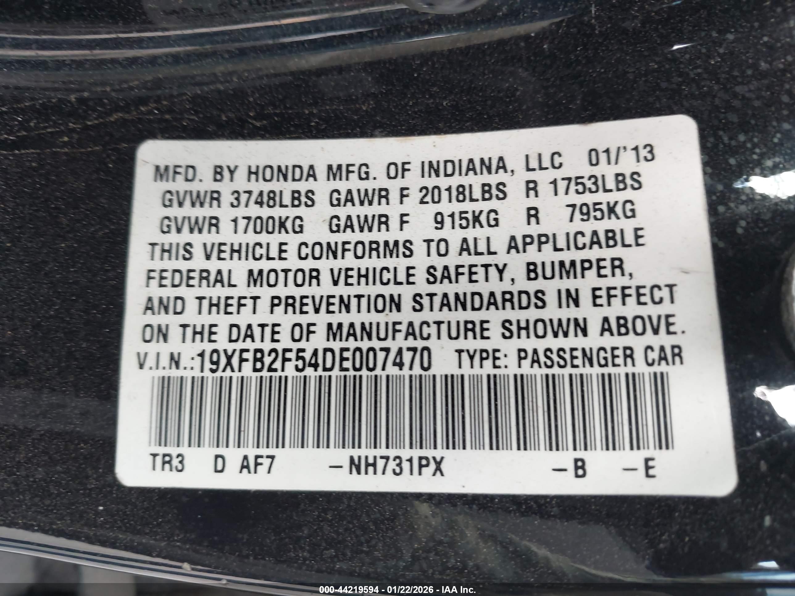 HONDA CIVIC image 9