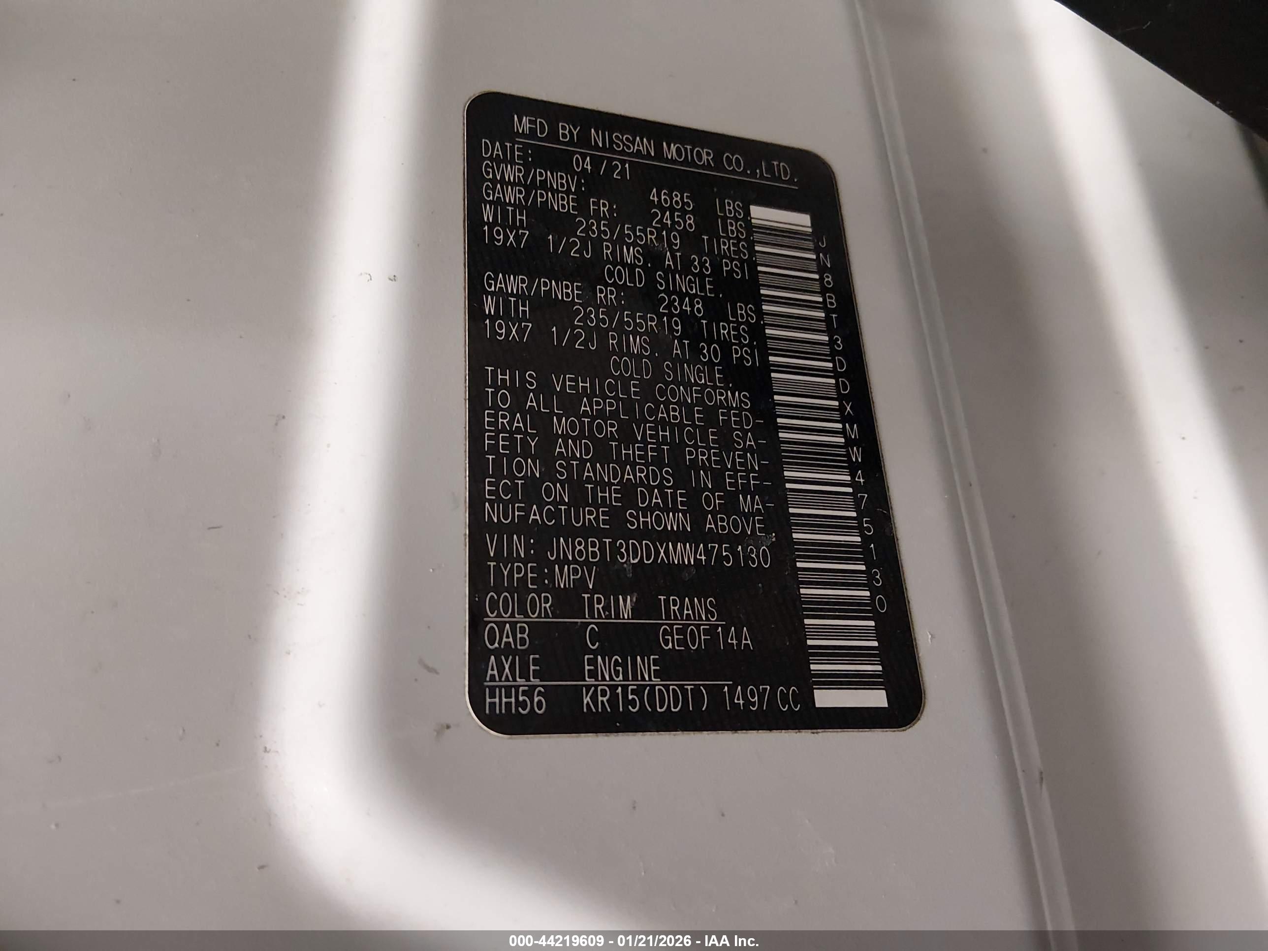 NISSAN ROGUE image 9