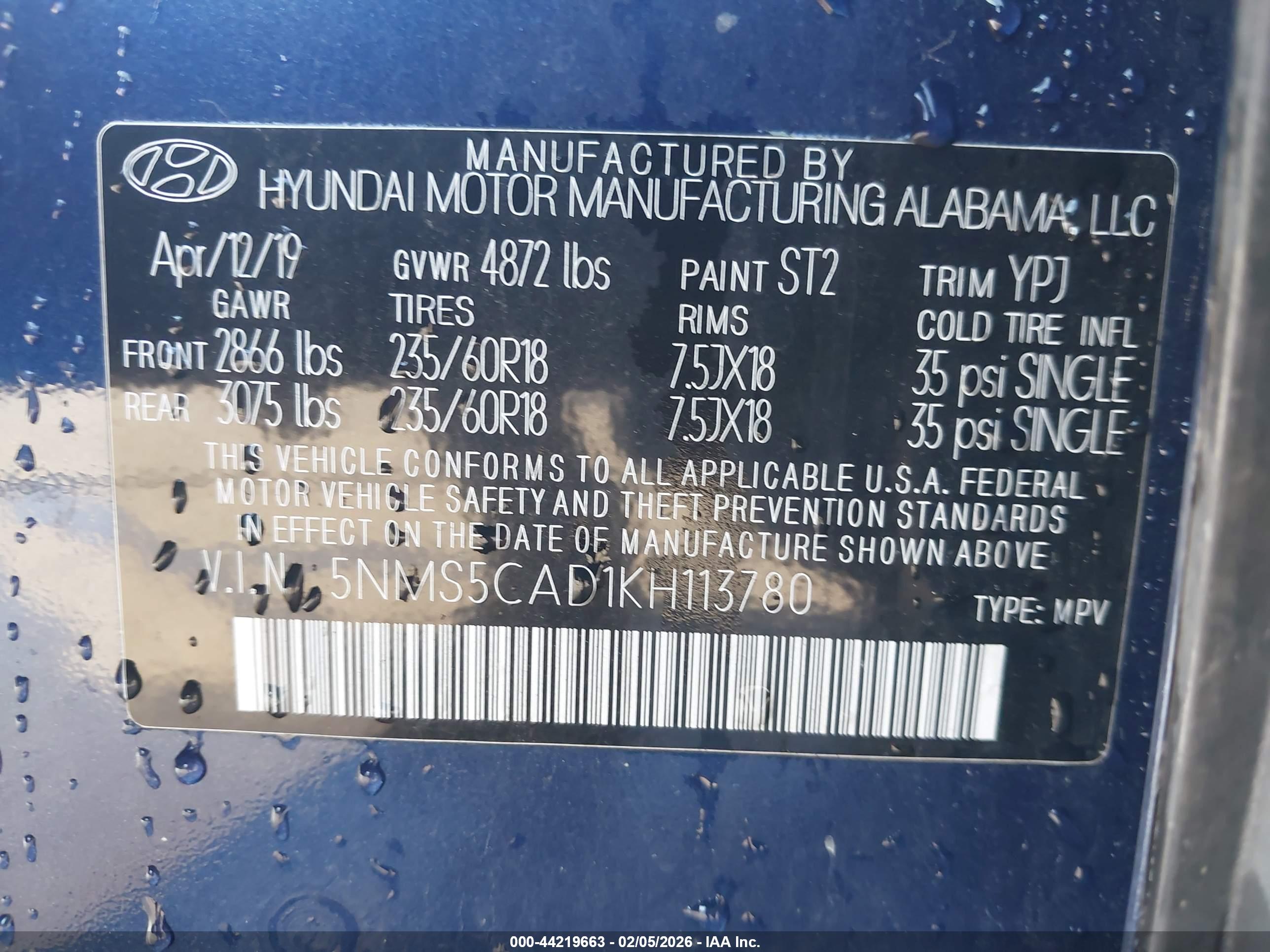 HYUNDAI SANTA image 9
