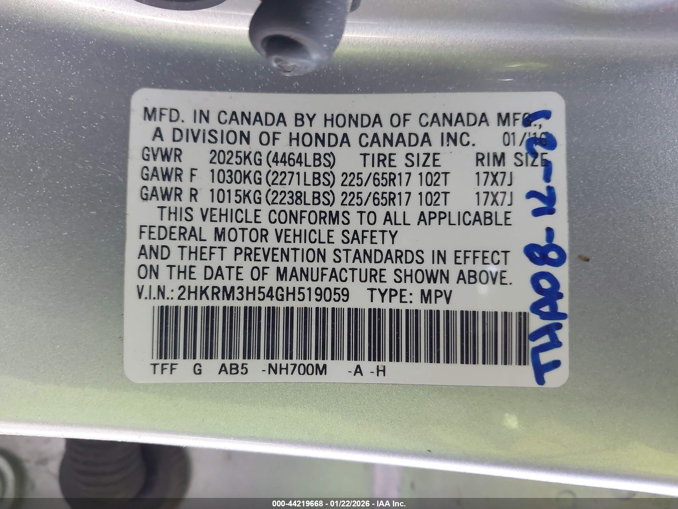 HONDA CR-V image 9