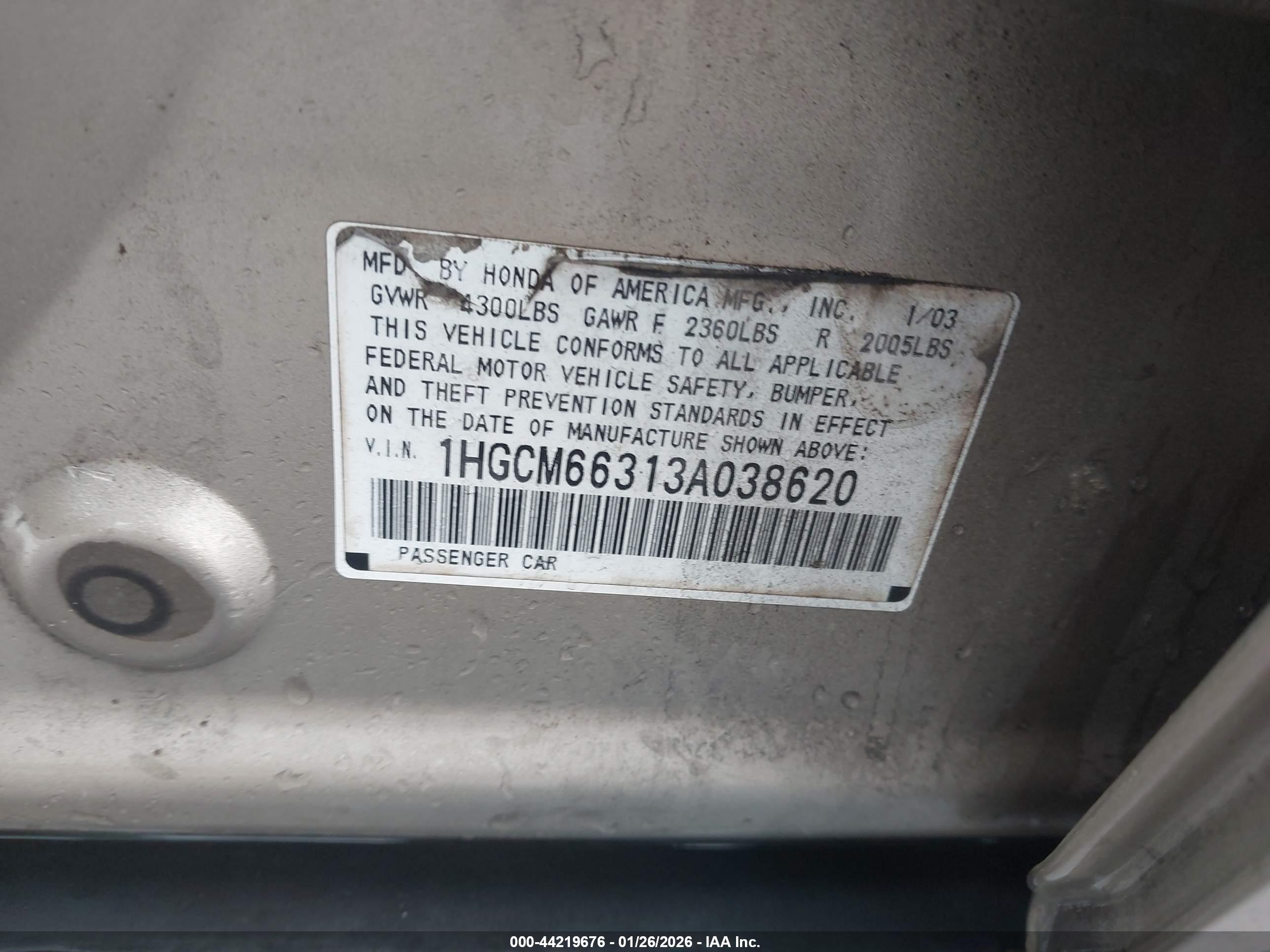HONDA ACCORD image 9