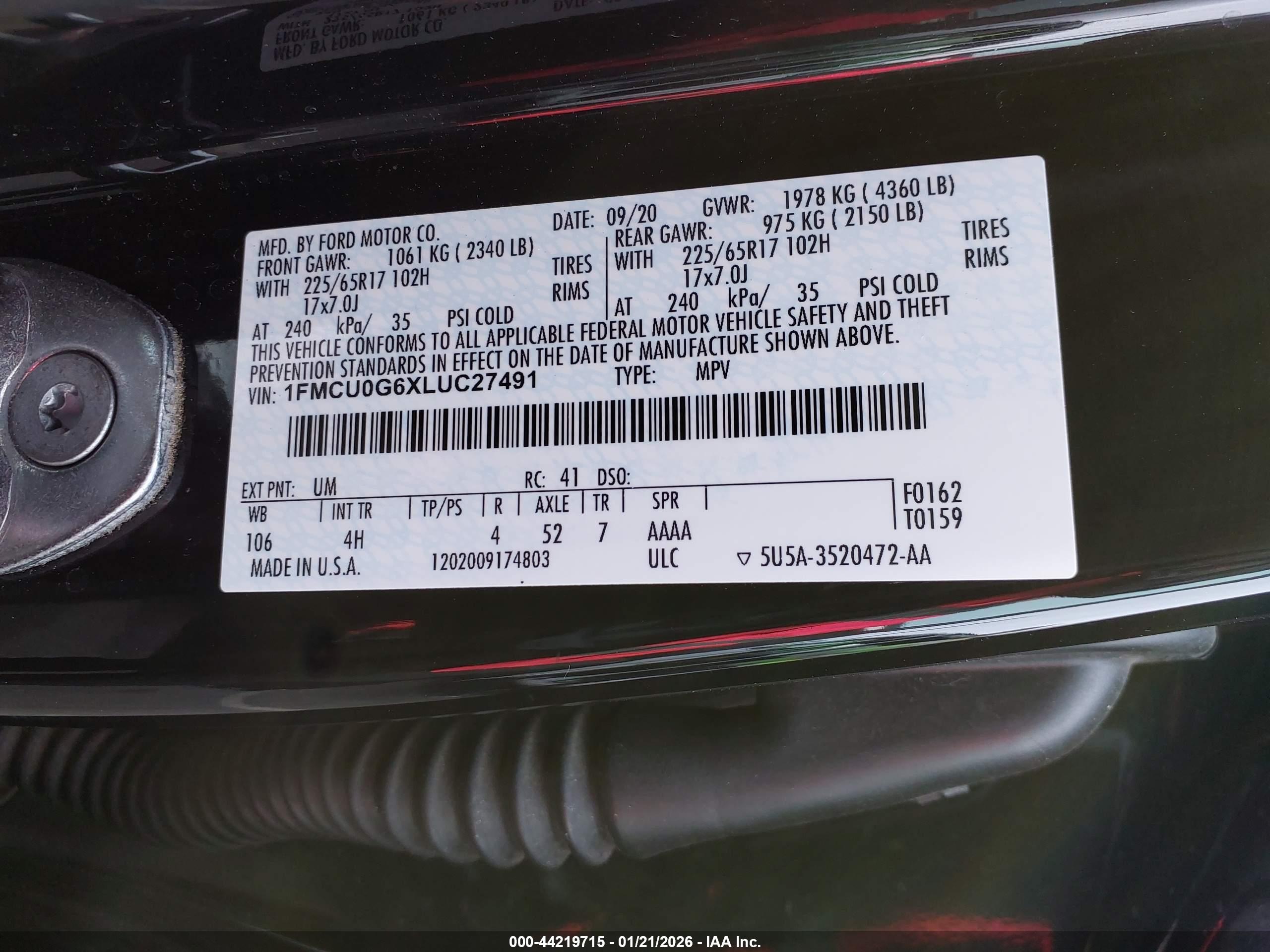 FORD ESCAPE image 9