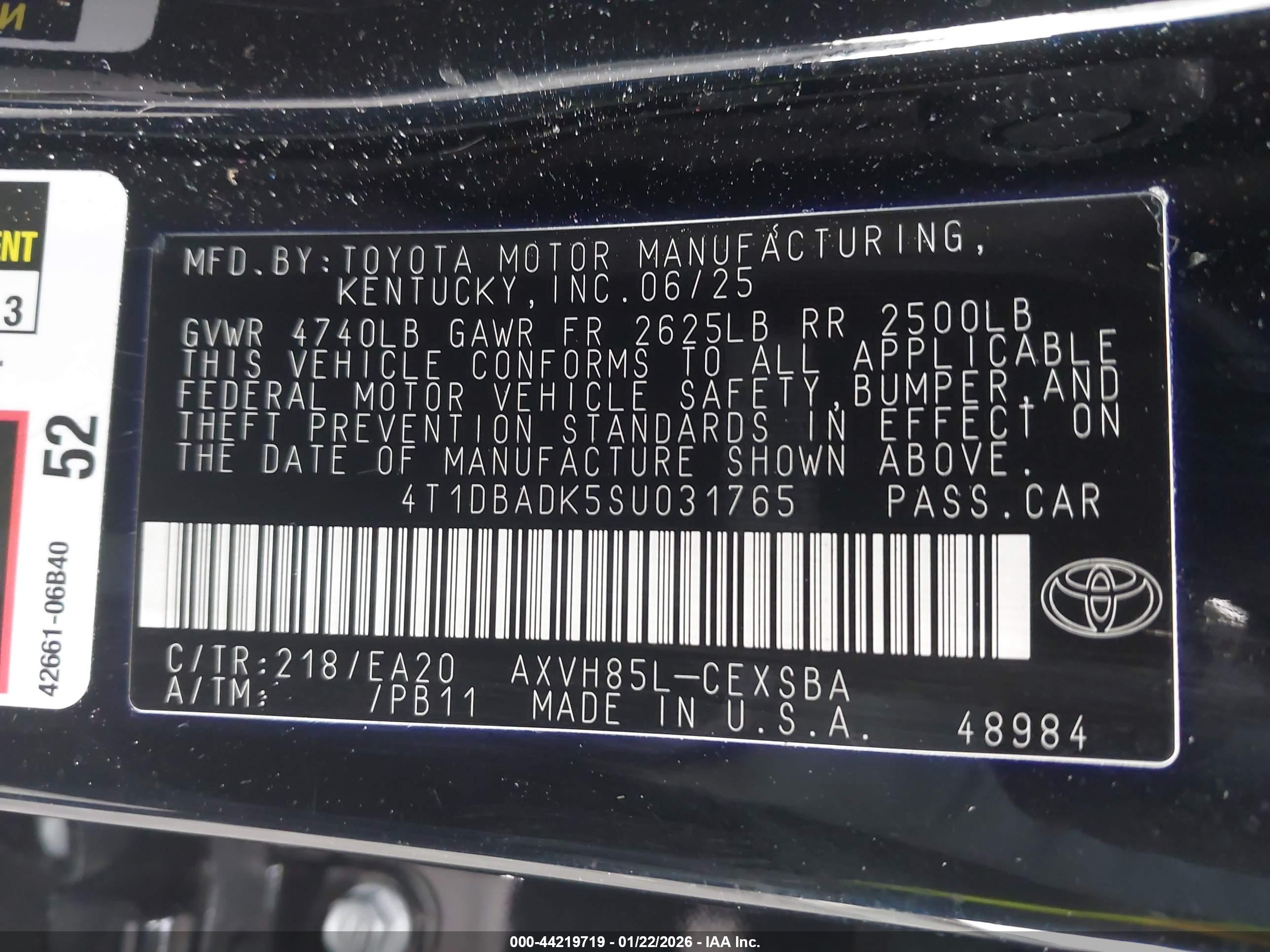 TOYOTA CAMRY image 9
