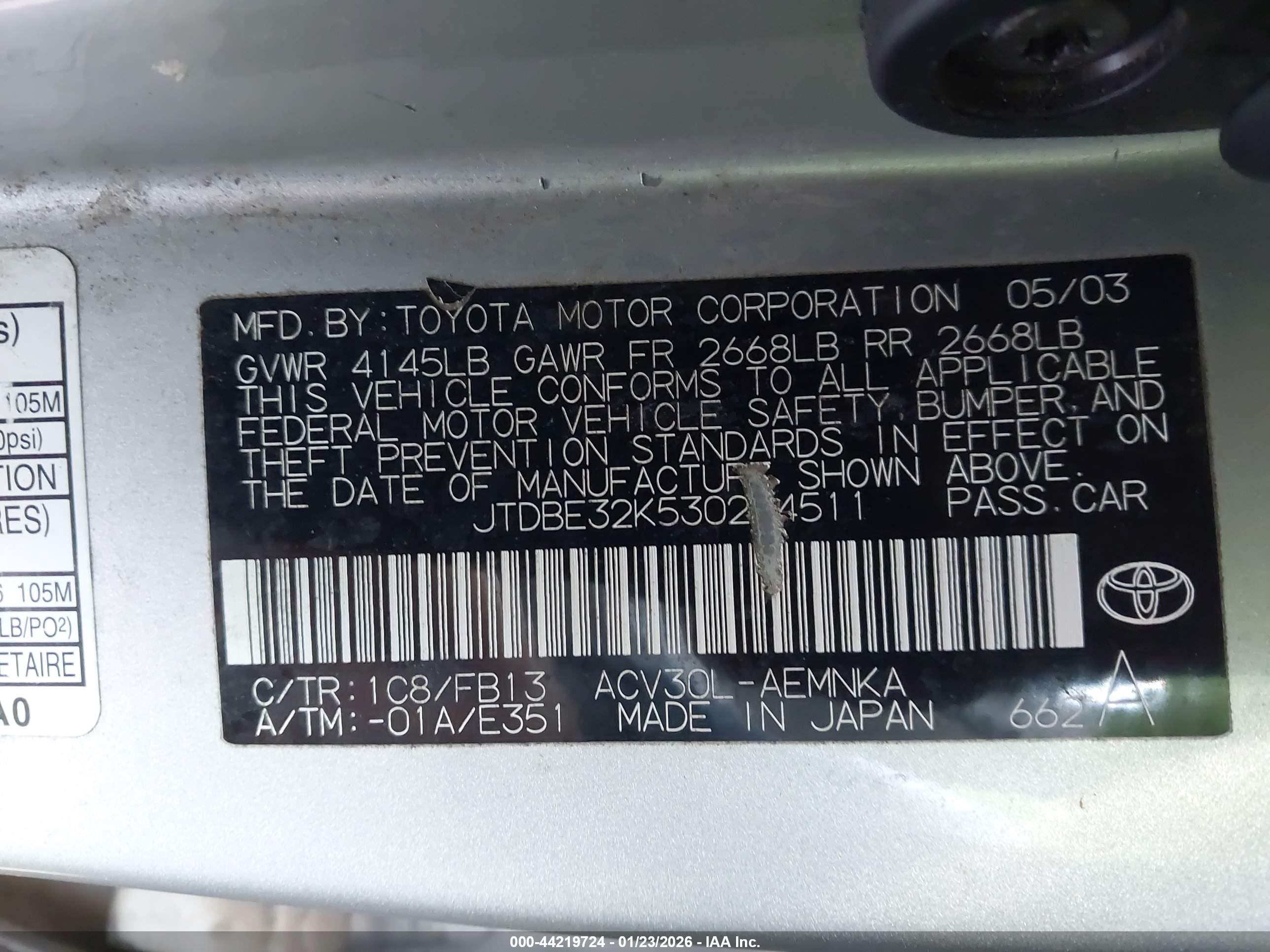 TOYOTA CAMRY image 9