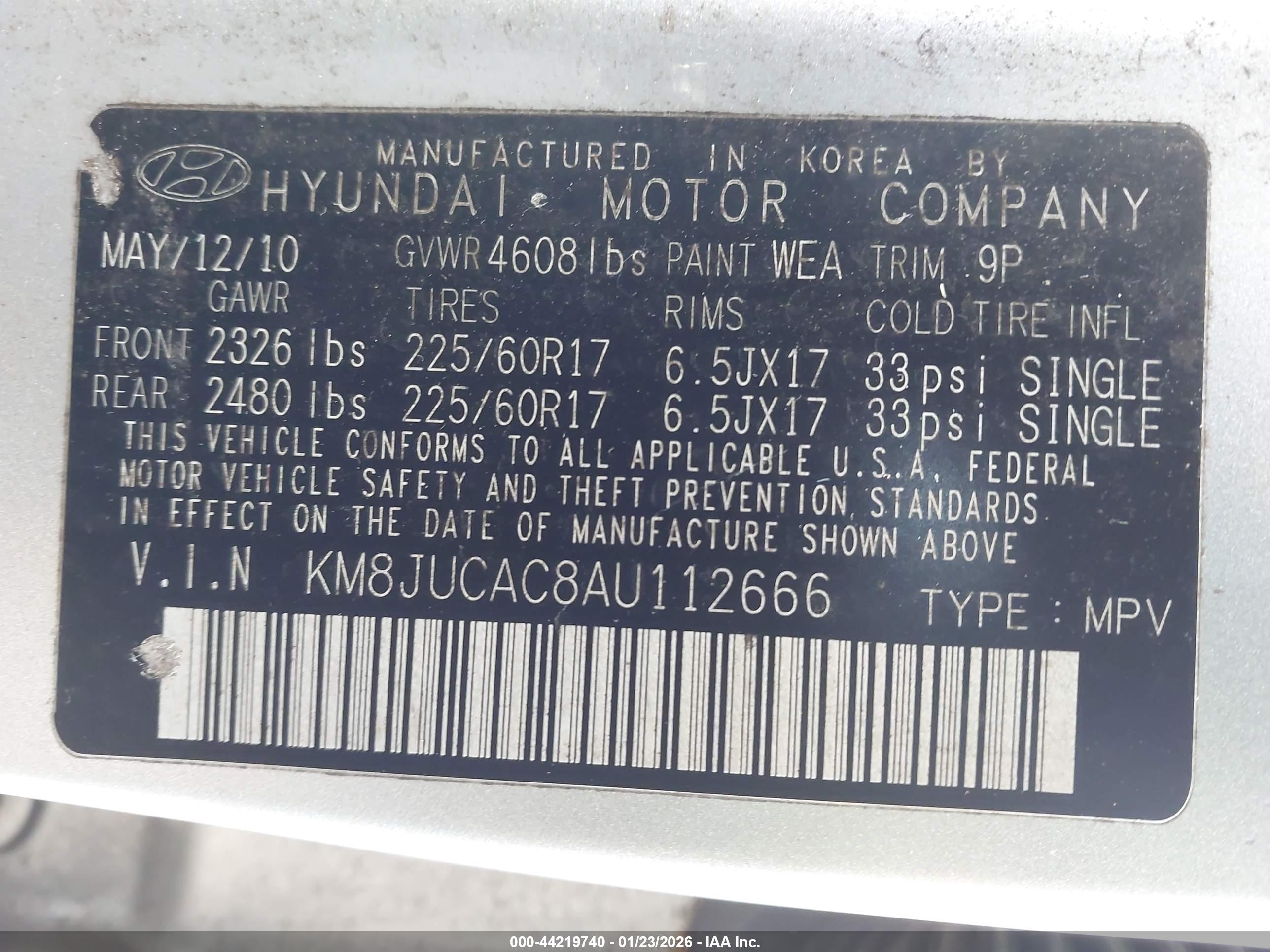 HYUNDAI TUCSON image 9
